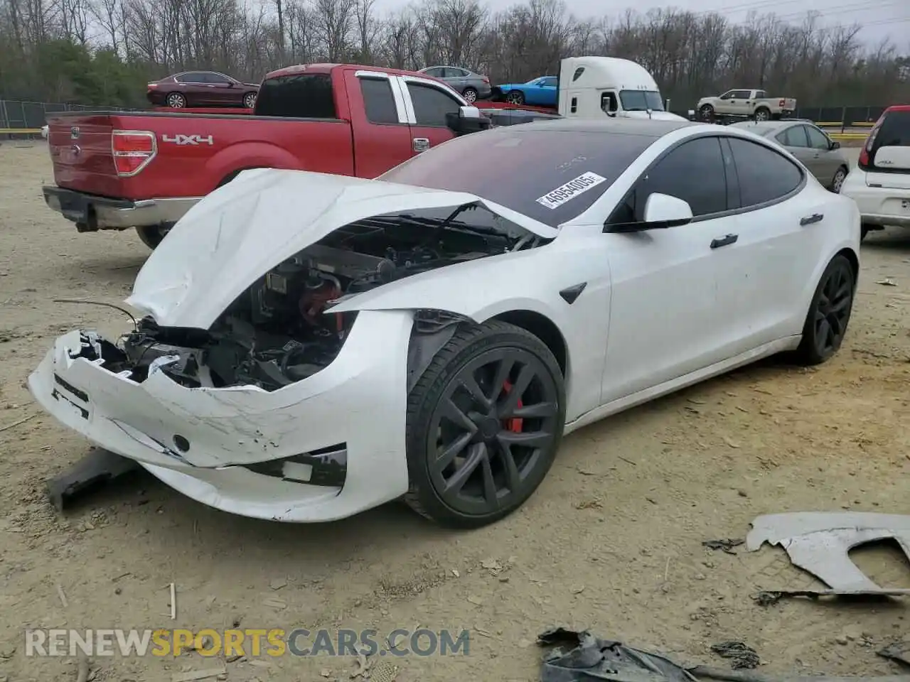 1 Photograph of a damaged car 5YJSA1E62RF539887 TESLA MODEL S 2024
