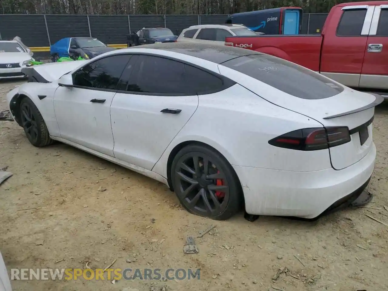 2 Photograph of a damaged car 5YJSA1E62RF539887 TESLA MODEL S 2024