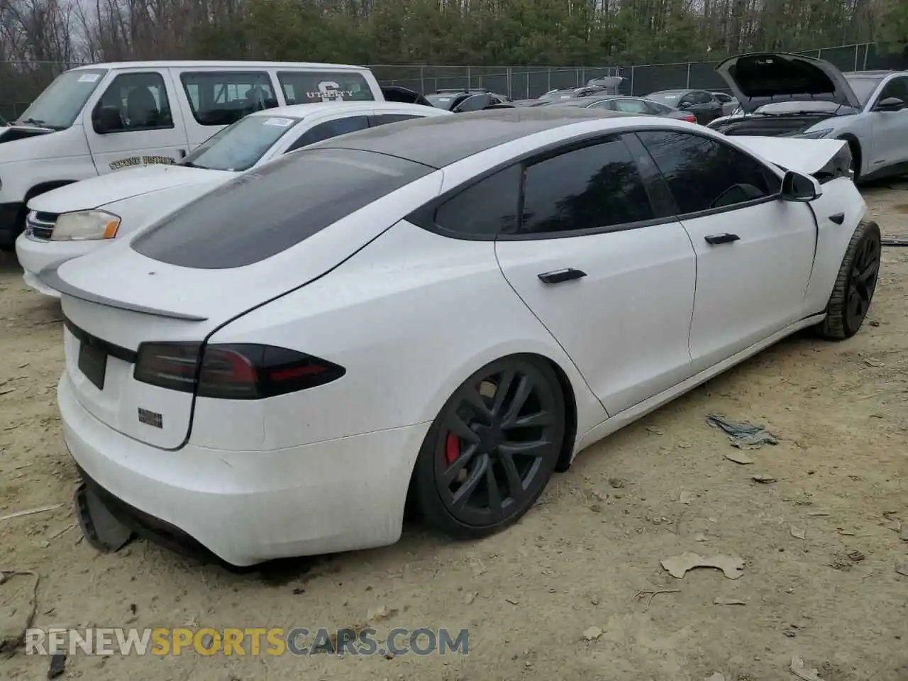 3 Photograph of a damaged car 5YJSA1E62RF539887 TESLA MODEL S 2024