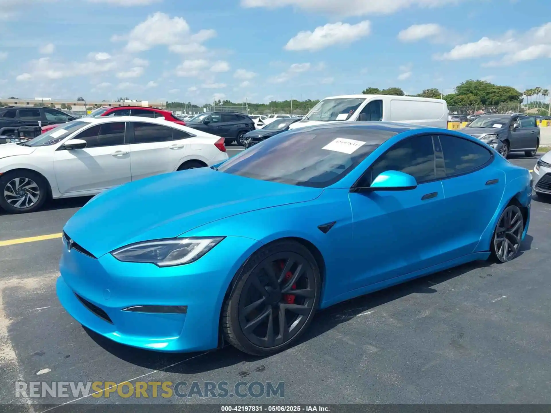 2 Photograph of a damaged car 5YJSA1E64RF540250 TESLA MODEL S 2024