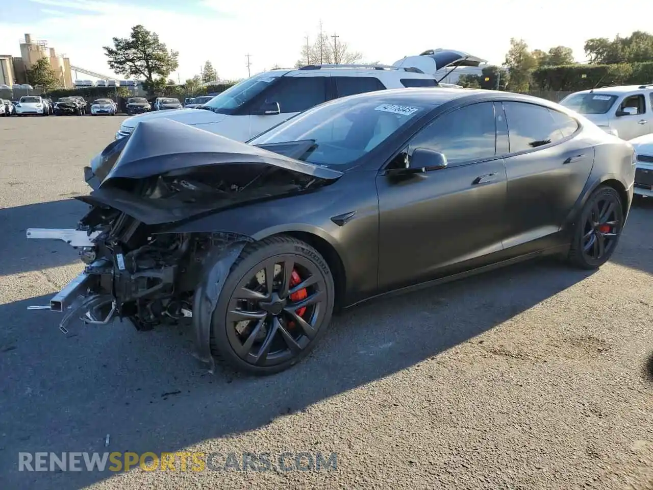 1 Photograph of a damaged car 5YJSA1E65RF533887 TESLA MODEL S 2024