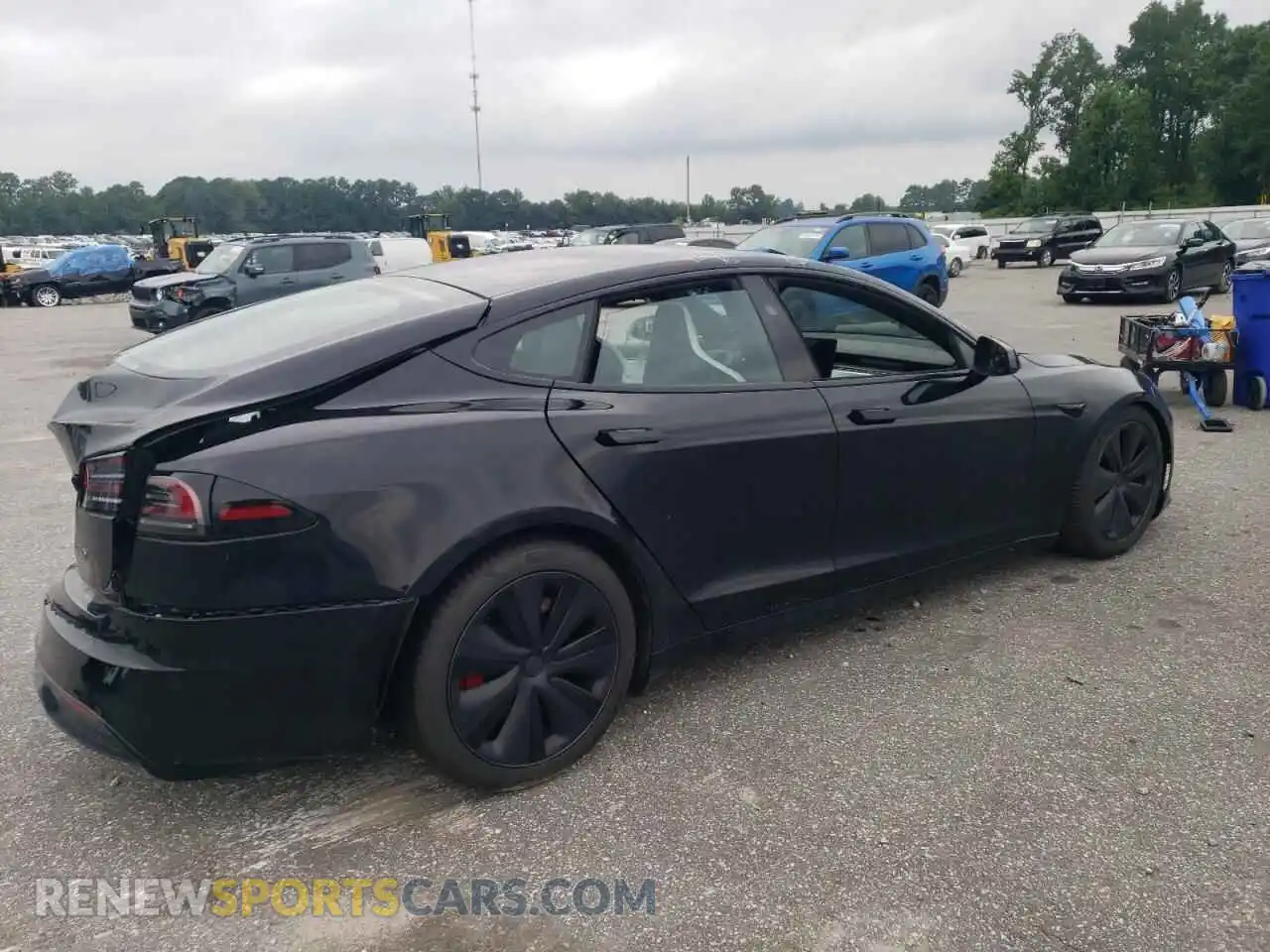 3 Photograph of a damaged car 5YJSA1E65RF541150 TESLA MODEL S 2024