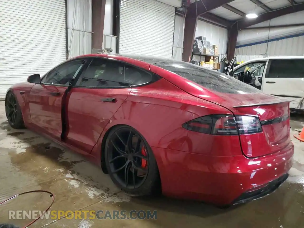 2 Photograph of a damaged car 5YJSA1E66RF538449 TESLA MODEL S 2024