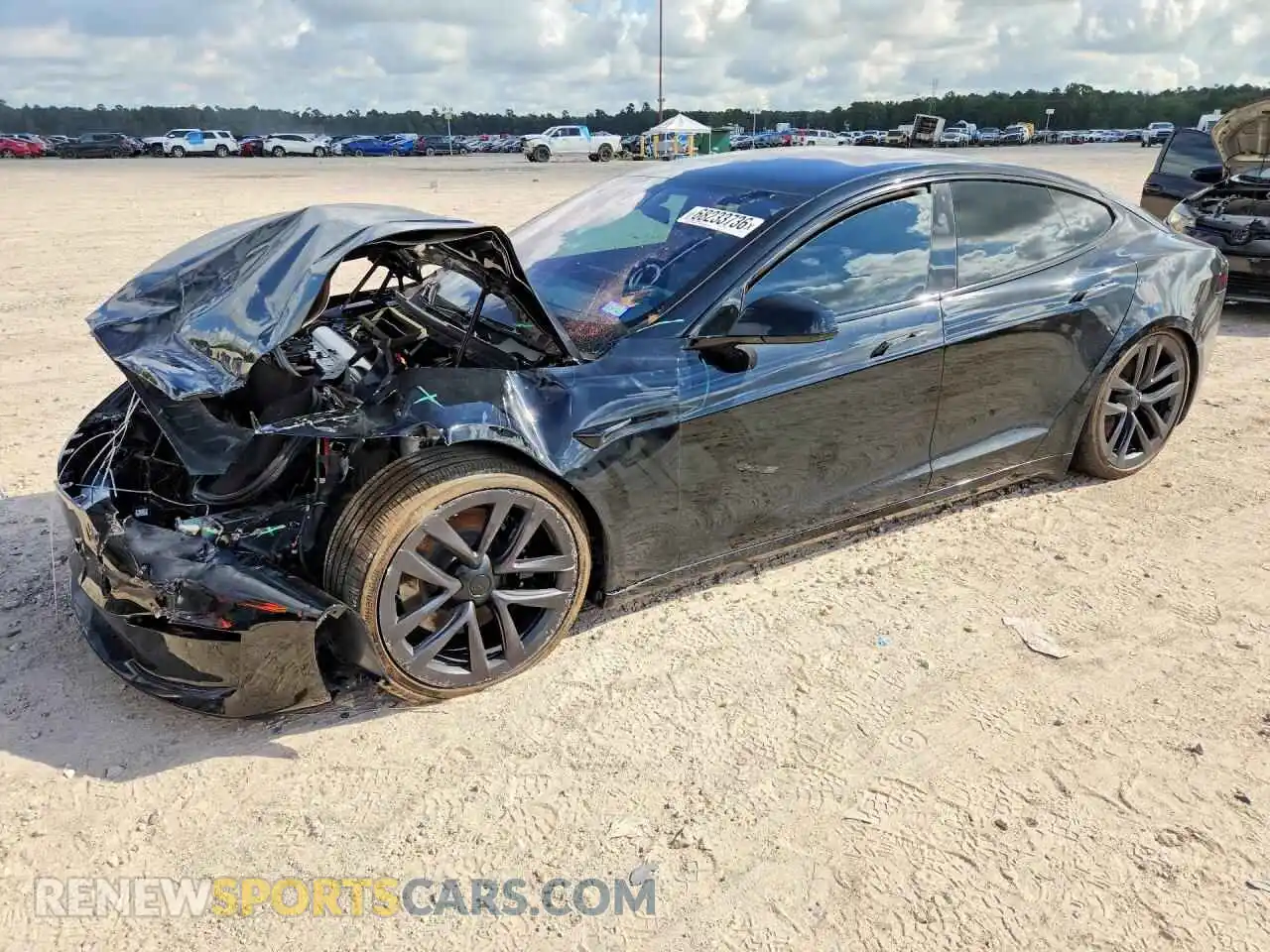 1 Photograph of a damaged car 5YJSA1E50SF549122 TESLA MODEL S 2025