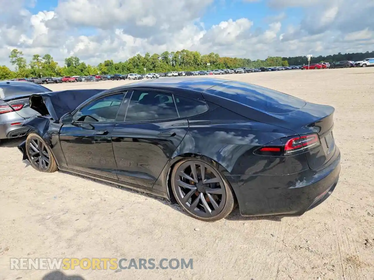 2 Photograph of a damaged car 5YJSA1E50SF549122 TESLA MODEL S 2025