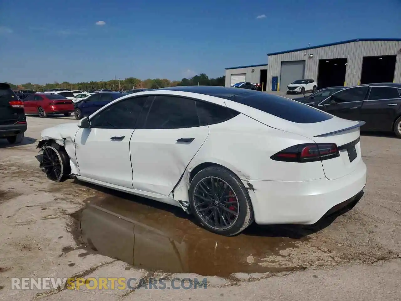 2 Фотография поврежденного автомобиля 5YJSA1E66SF550350 TESLA MODEL S 2025