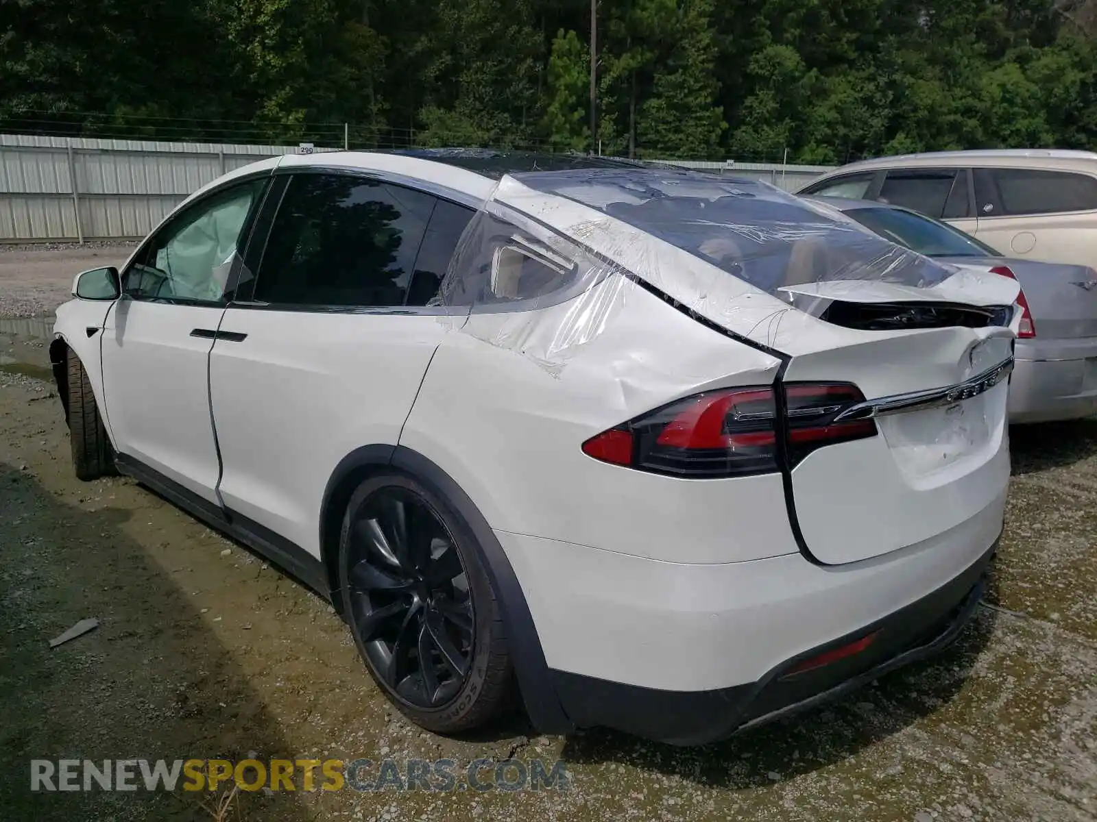 3 fotografías del automóvil dañado 5YJXCAE2XKF183837 TESLA MODEL X 2019
