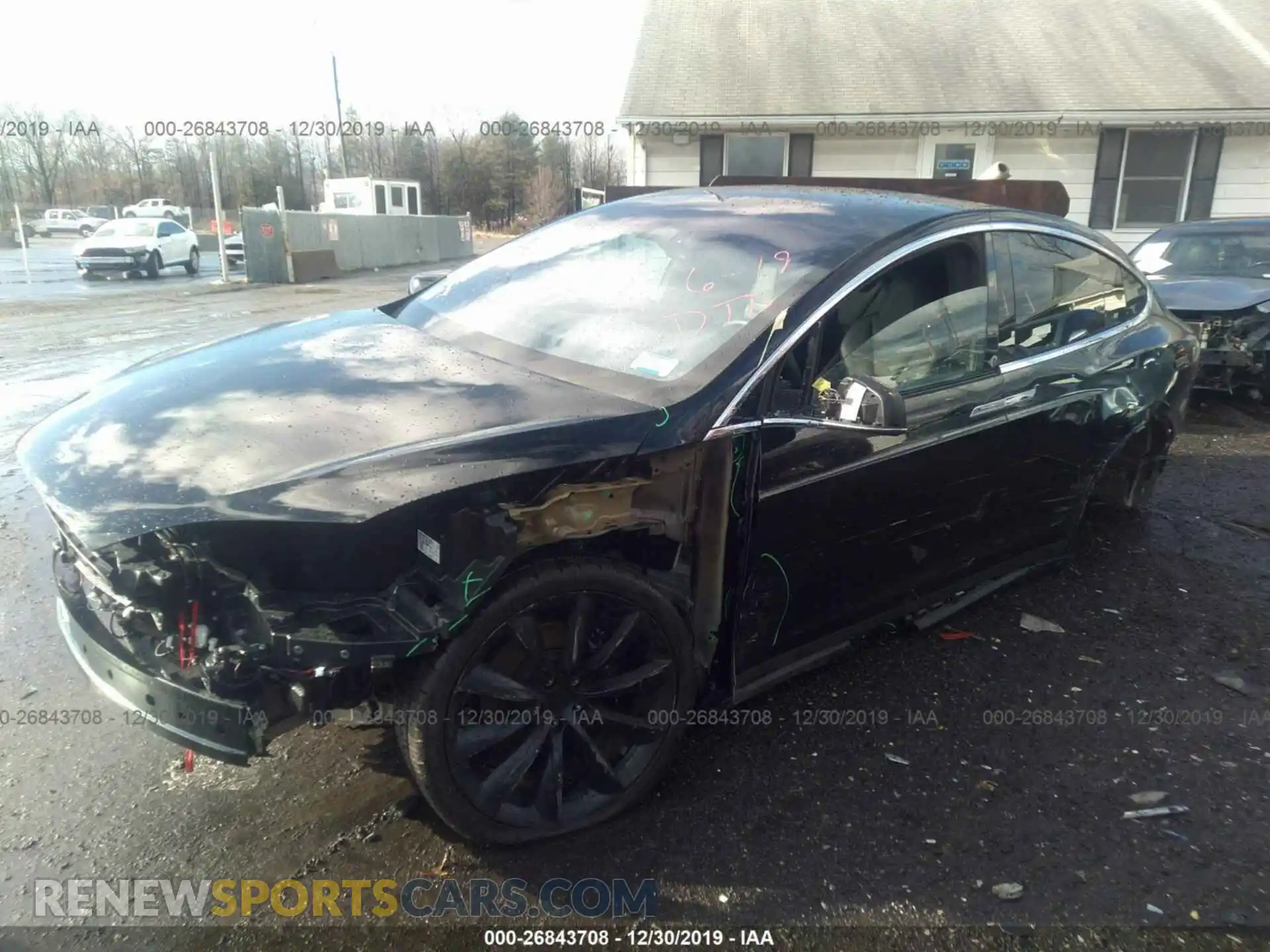 2 Photograph of a damaged car 5YJXCBE2XKF150973 TESLA MODEL X 2019