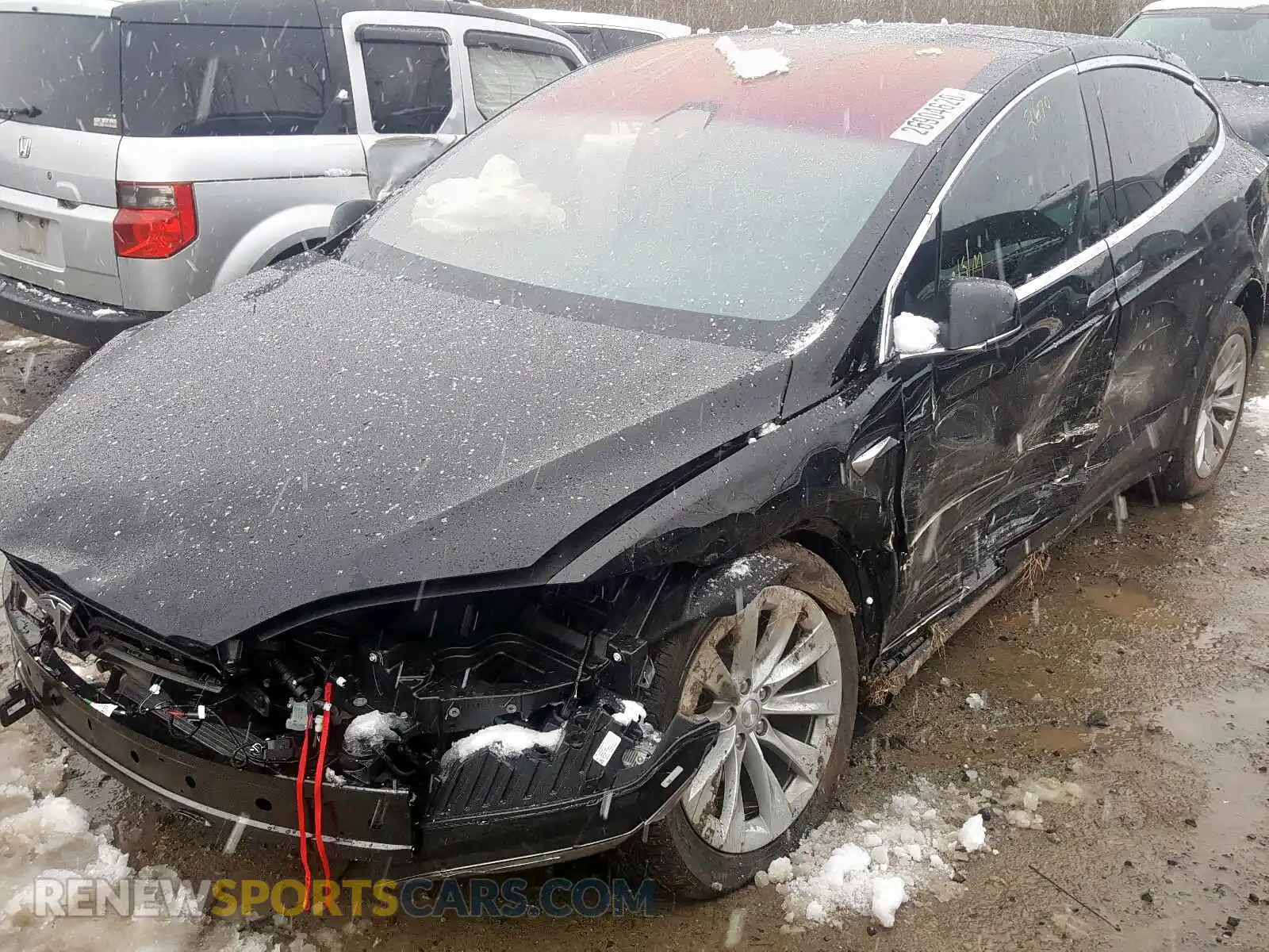 2 Photograph of a damaged car 5YJXCAE29LF231040 TESLA MODEL X 2020