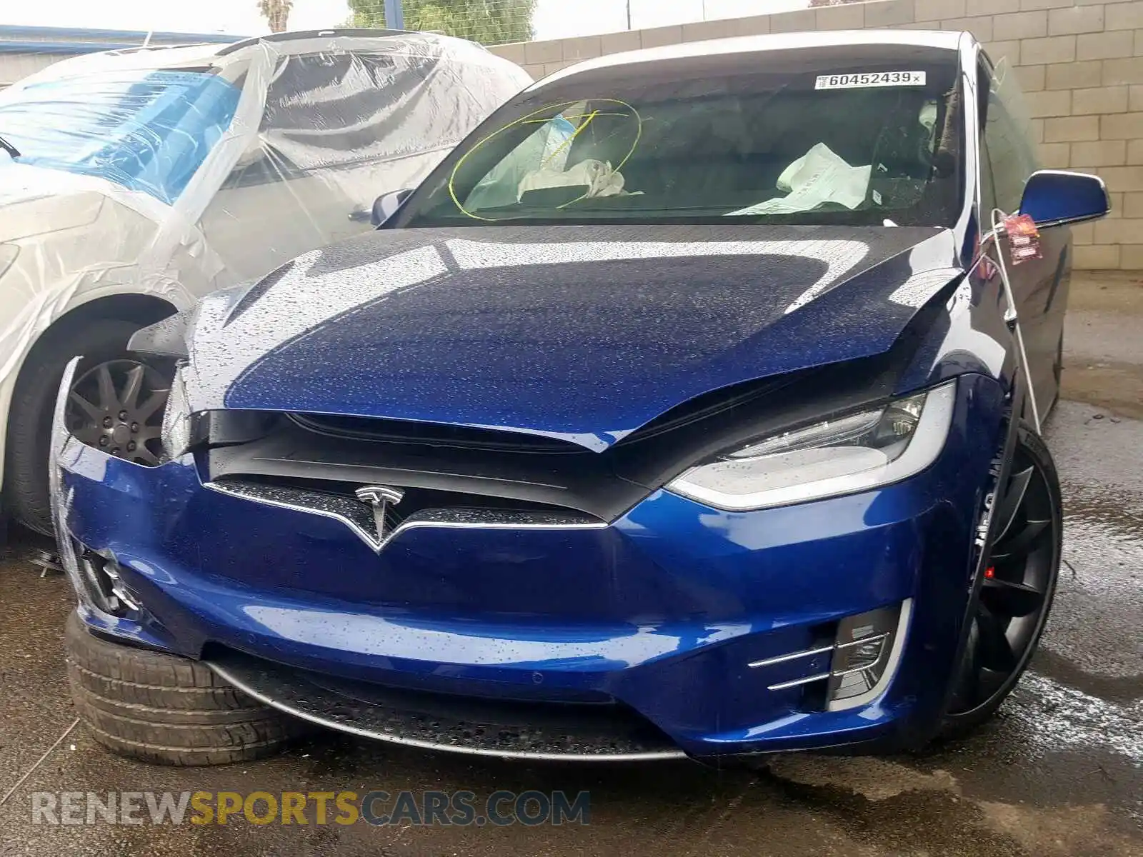 2 Photograph of a damaged car 5YJXCBE46LF228894 TESLA MODEL X 2020