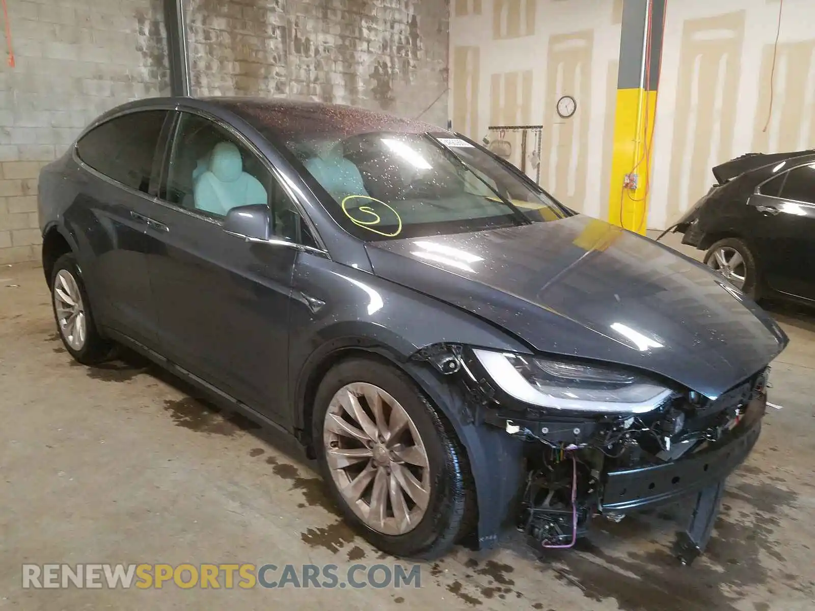 1 Photograph of a damaged car 5YJXCDE27LF249845 TESLA MODEL X 2020
