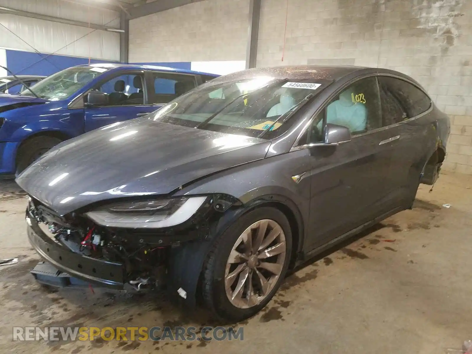 2 Photograph of a damaged car 5YJXCDE27LF249845 TESLA MODEL X 2020