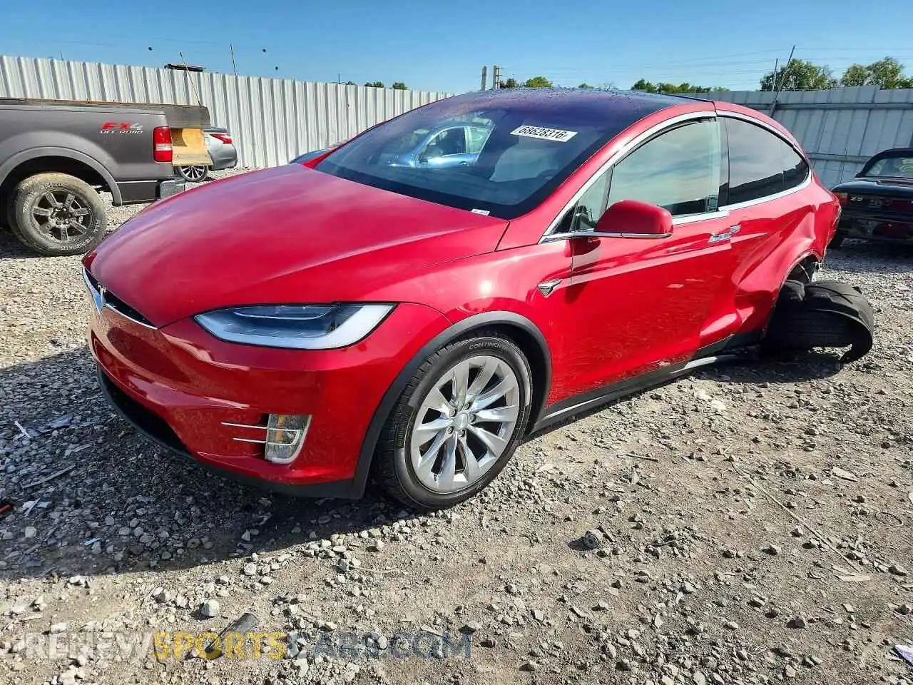 1 Photograph of a damaged car 5YJXCAE26MF319285 TESLA MODEL X 2021