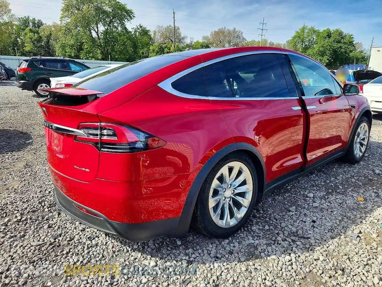 3 Photograph of a damaged car 5YJXCAE26MF319285 TESLA MODEL X 2021