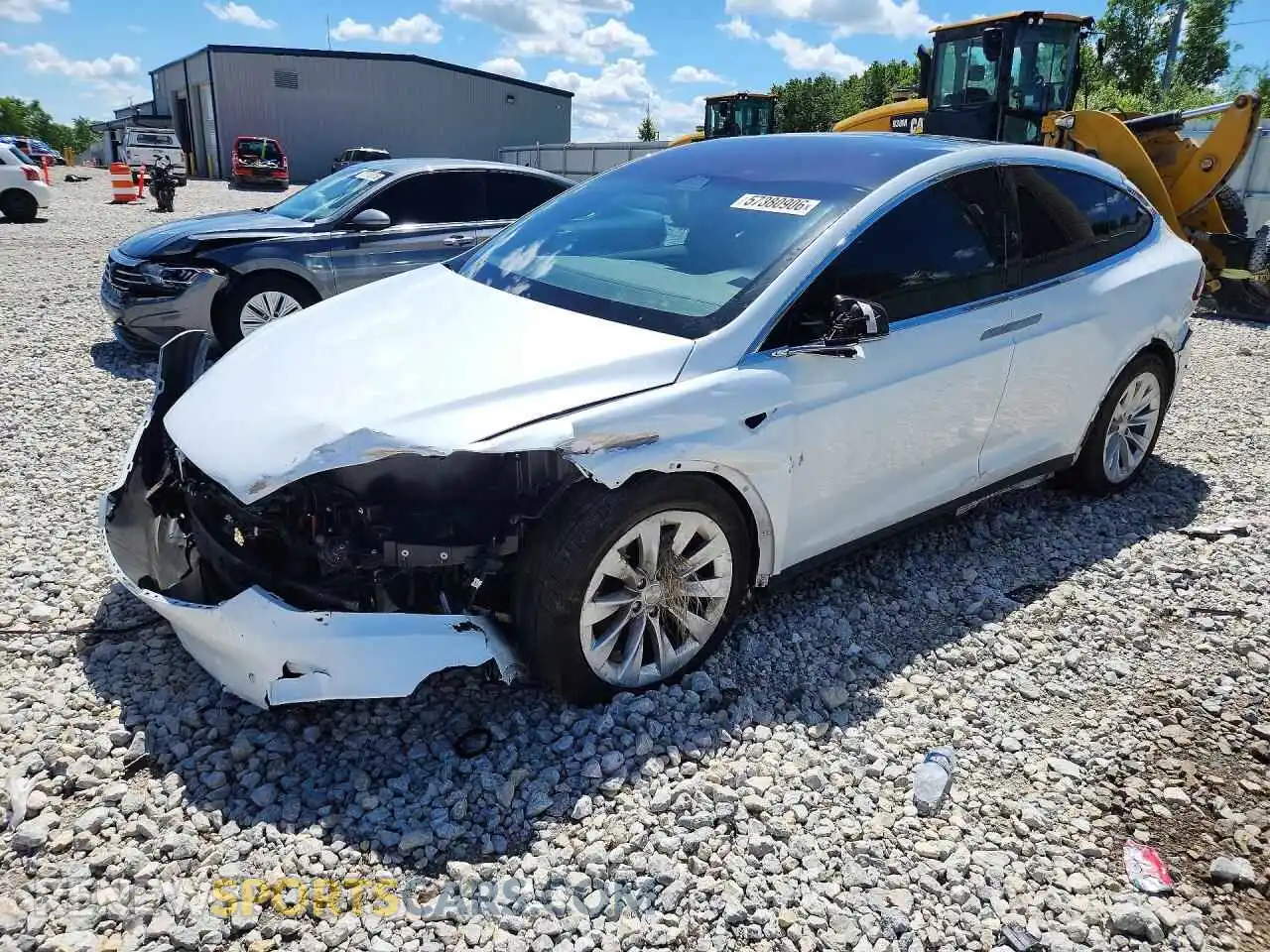 1 fotografías del automóvil dañado 5YJXCBE20MF320387 TESLA MODEL X 2021