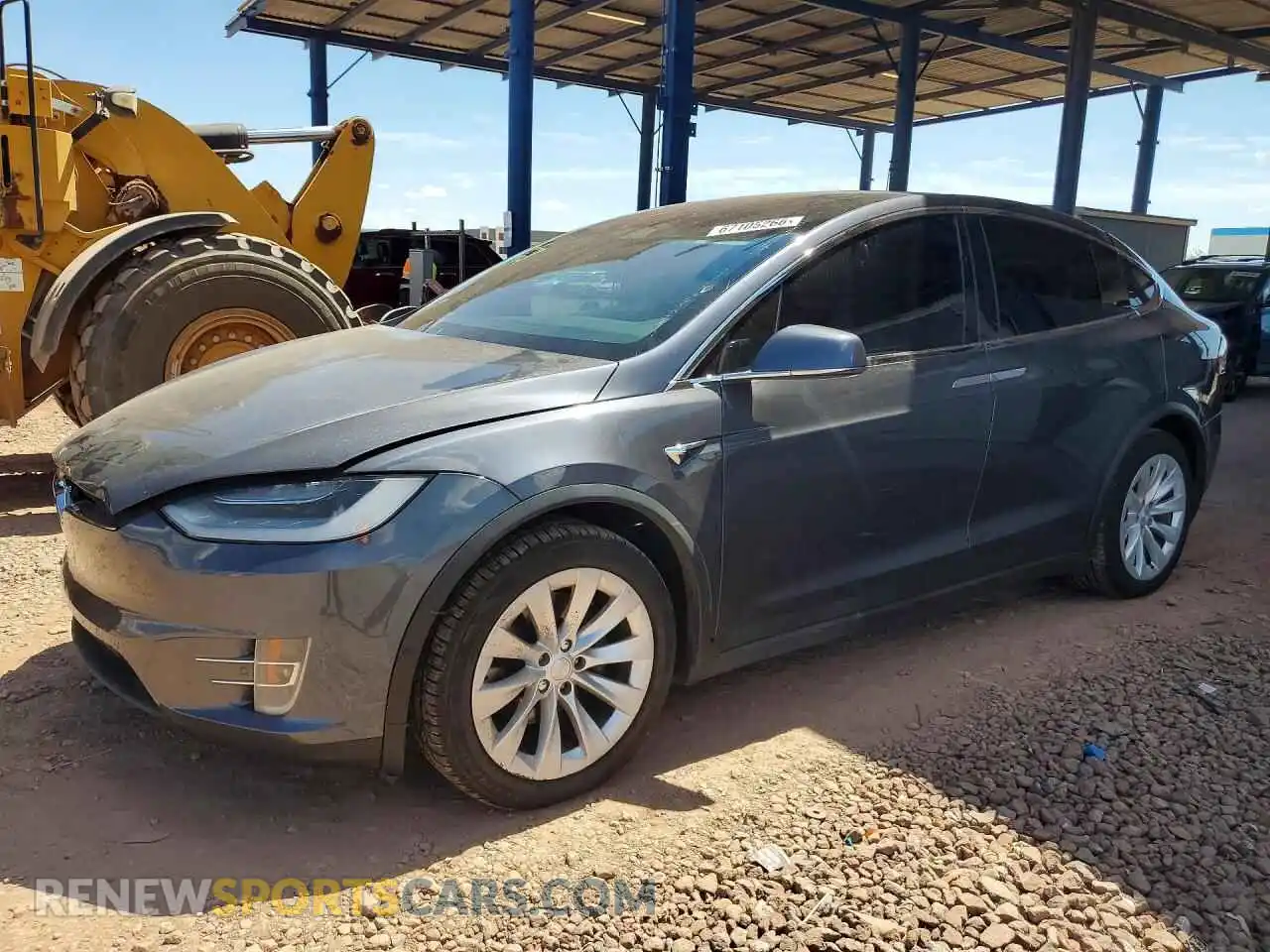 1 Photograph of a damaged car 5YJXCDE28MF324179 TESLA MODEL X 2021