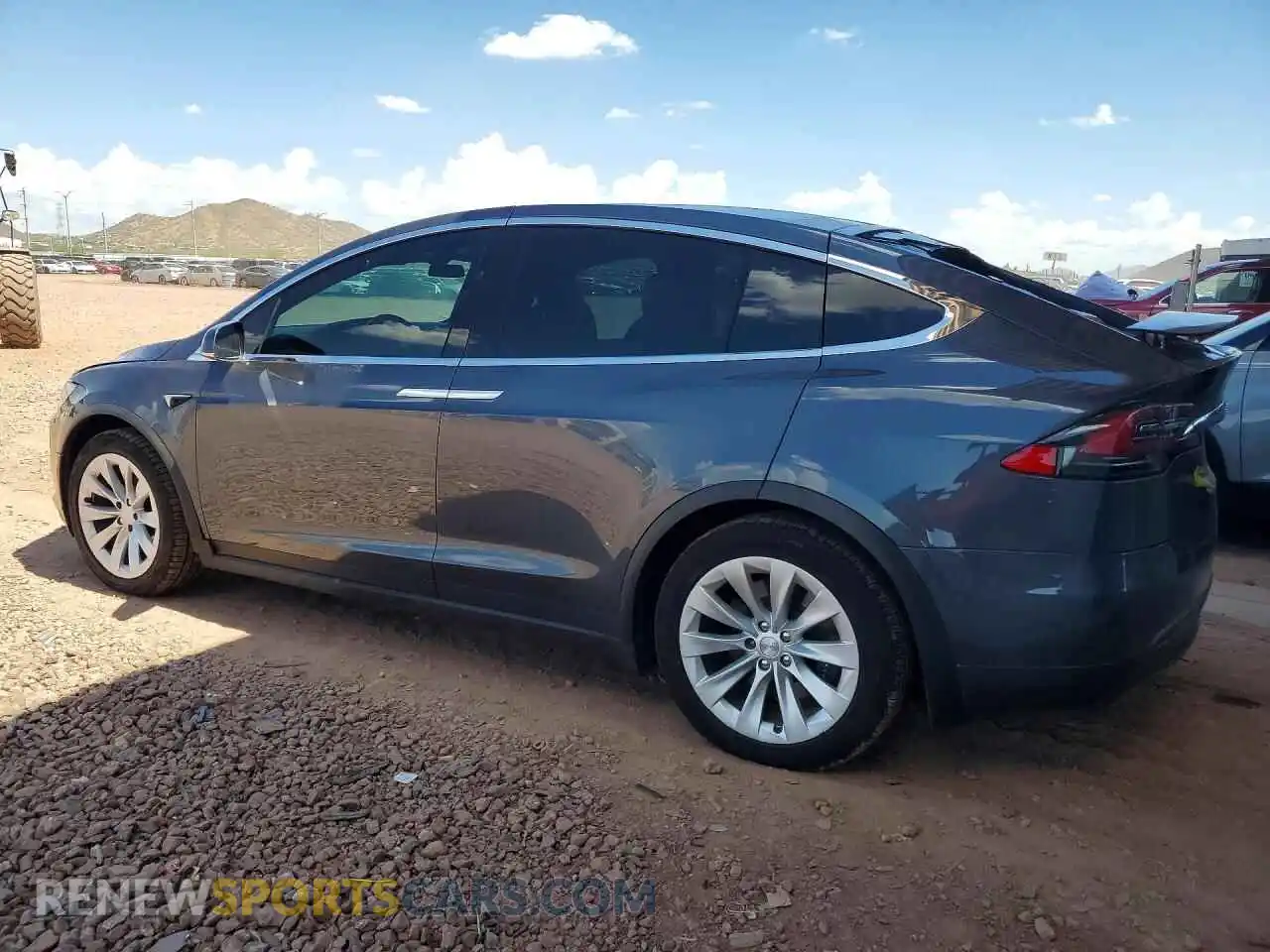 2 Photograph of a damaged car 5YJXCDE28MF324179 TESLA MODEL X 2021