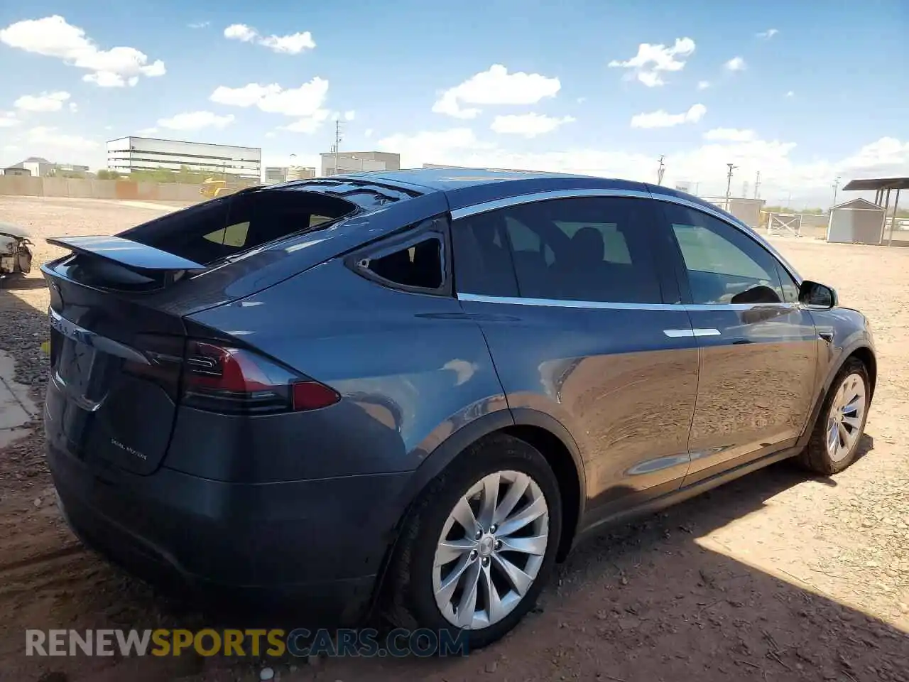 3 Photograph of a damaged car 5YJXCDE28MF324179 TESLA MODEL X 2021