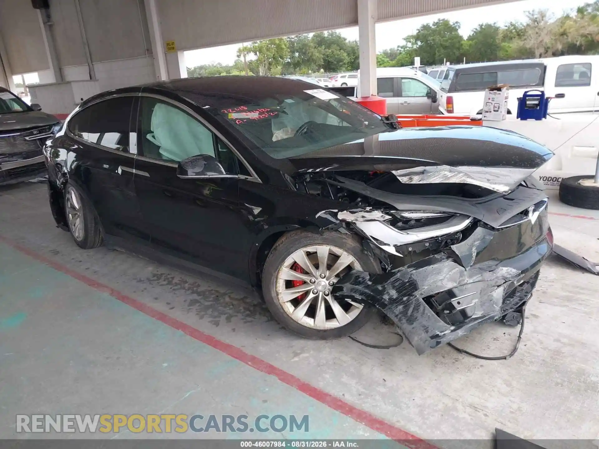 1 fotografías del automóvil dañado 5YJXCDE46MF322948 TESLA MODEL X 2021