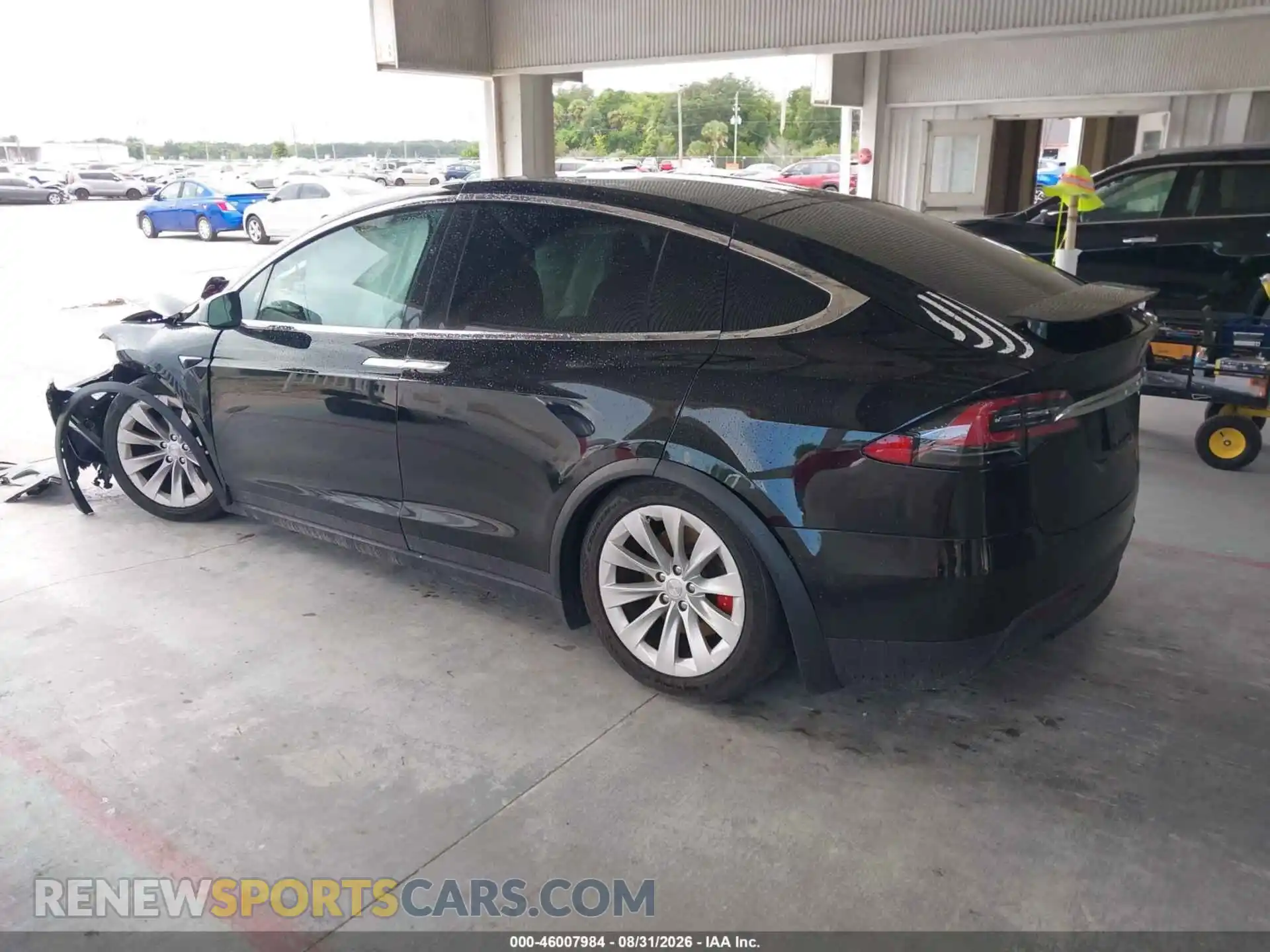 3 fotografías del automóvil dañado 5YJXCDE46MF322948 TESLA MODEL X 2021