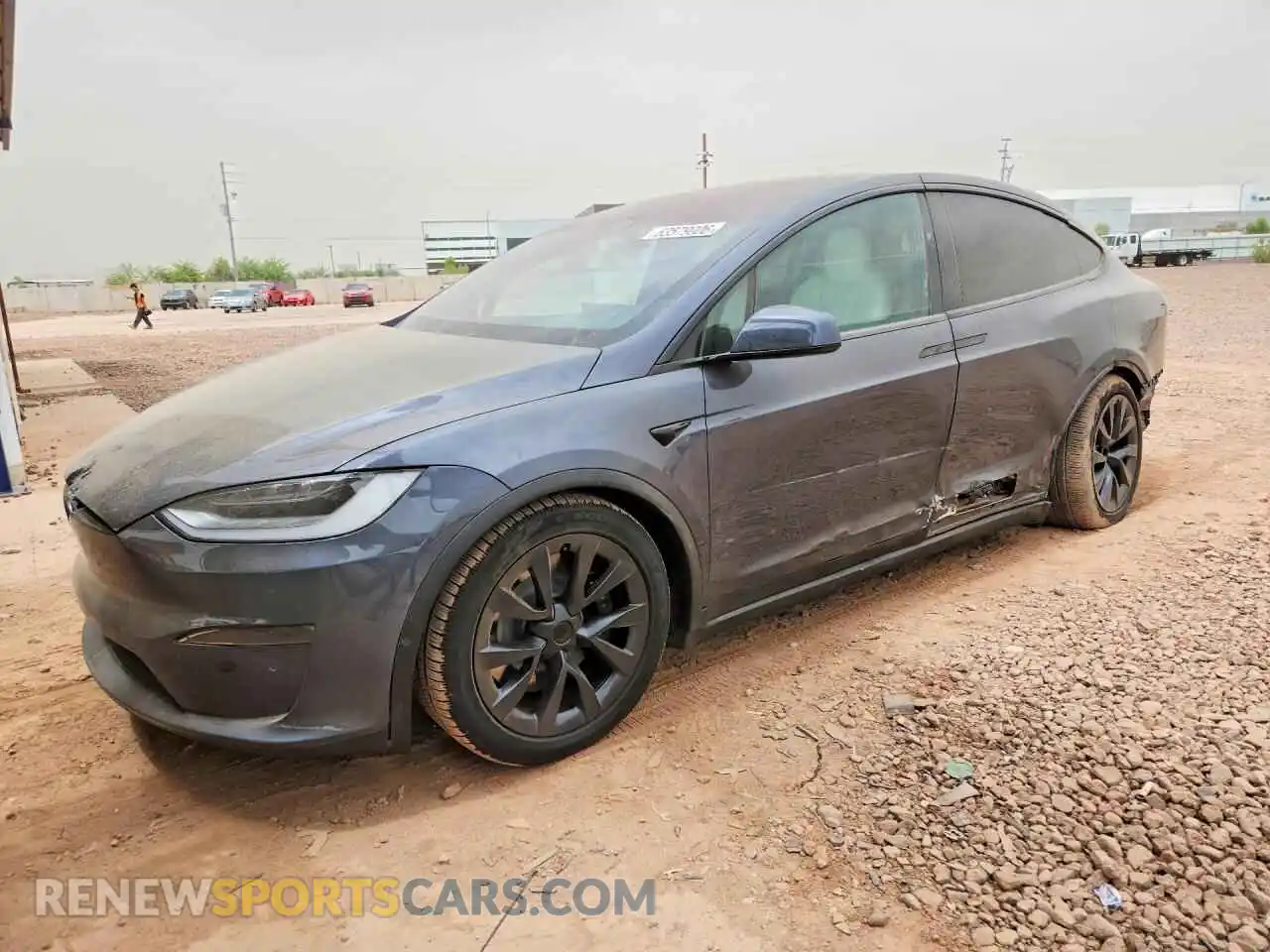 1 Photograph of a damaged car 7SAXCAE52NF363279 TESLA MODEL X 2022