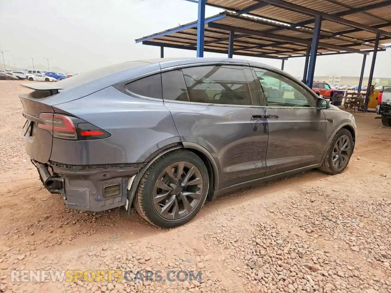 3 Photograph of a damaged car 7SAXCAE52NF363279 TESLA MODEL X 2022