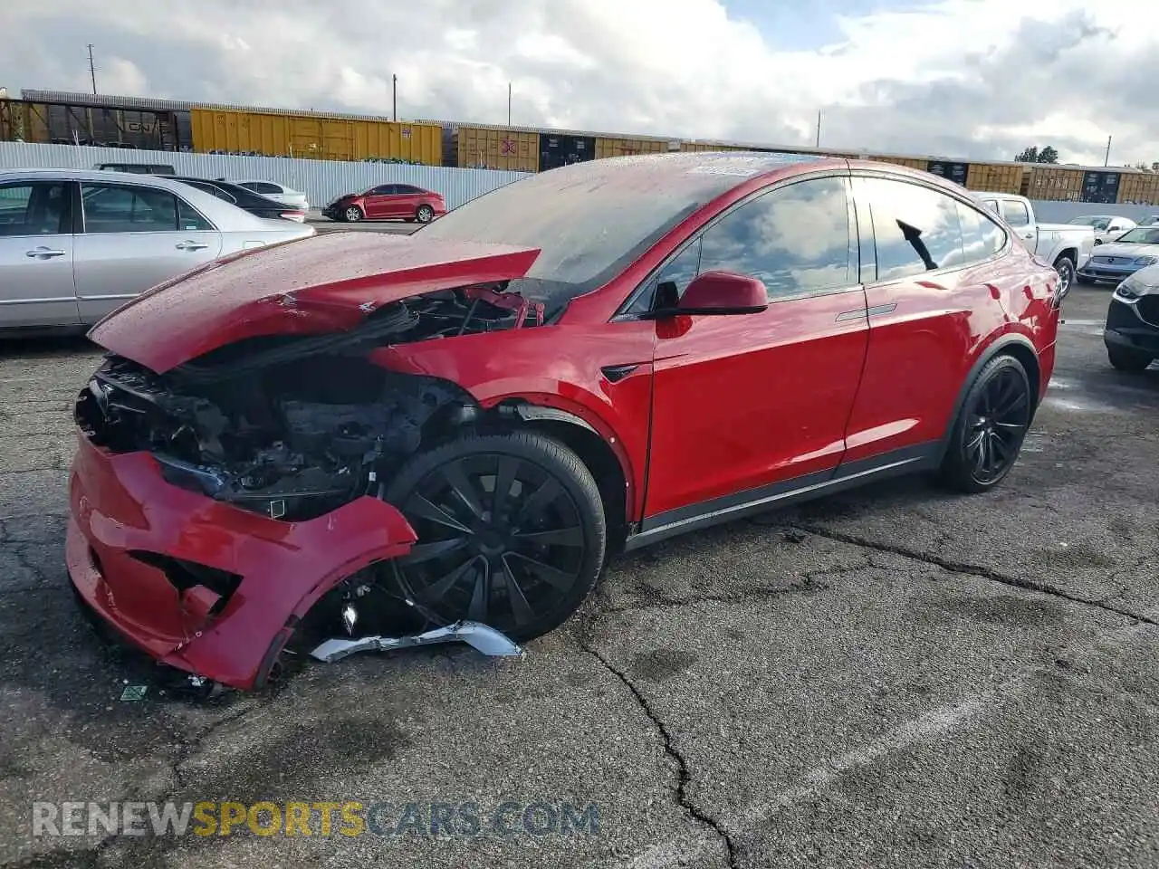 1 fotografías del automóvil dañado 7SAXCAE54NF357614 TESLA MODEL X 2022