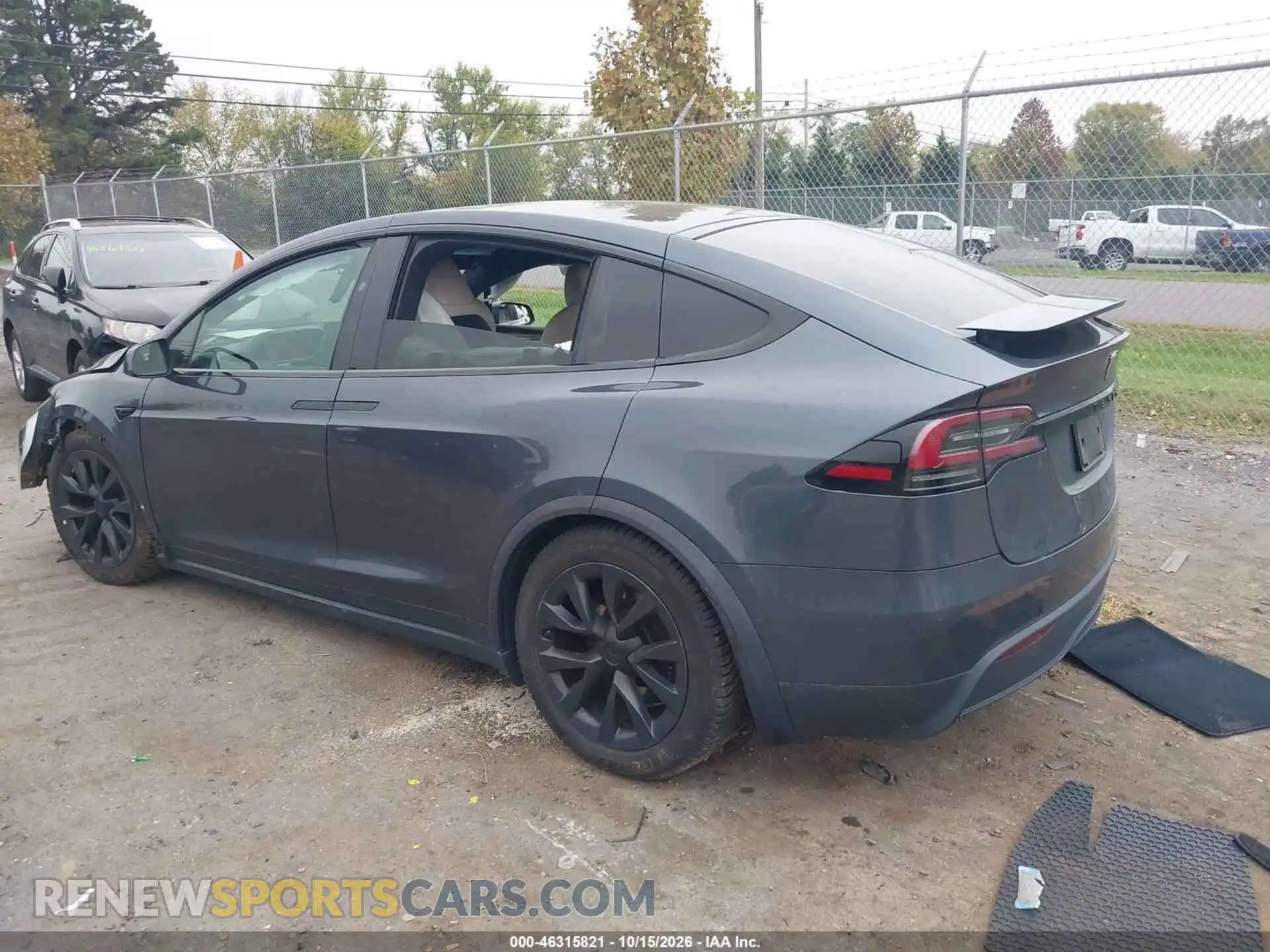 3 Photograph of a damaged car 7SAXCAE58NF345496 TESLA MODEL X 2022