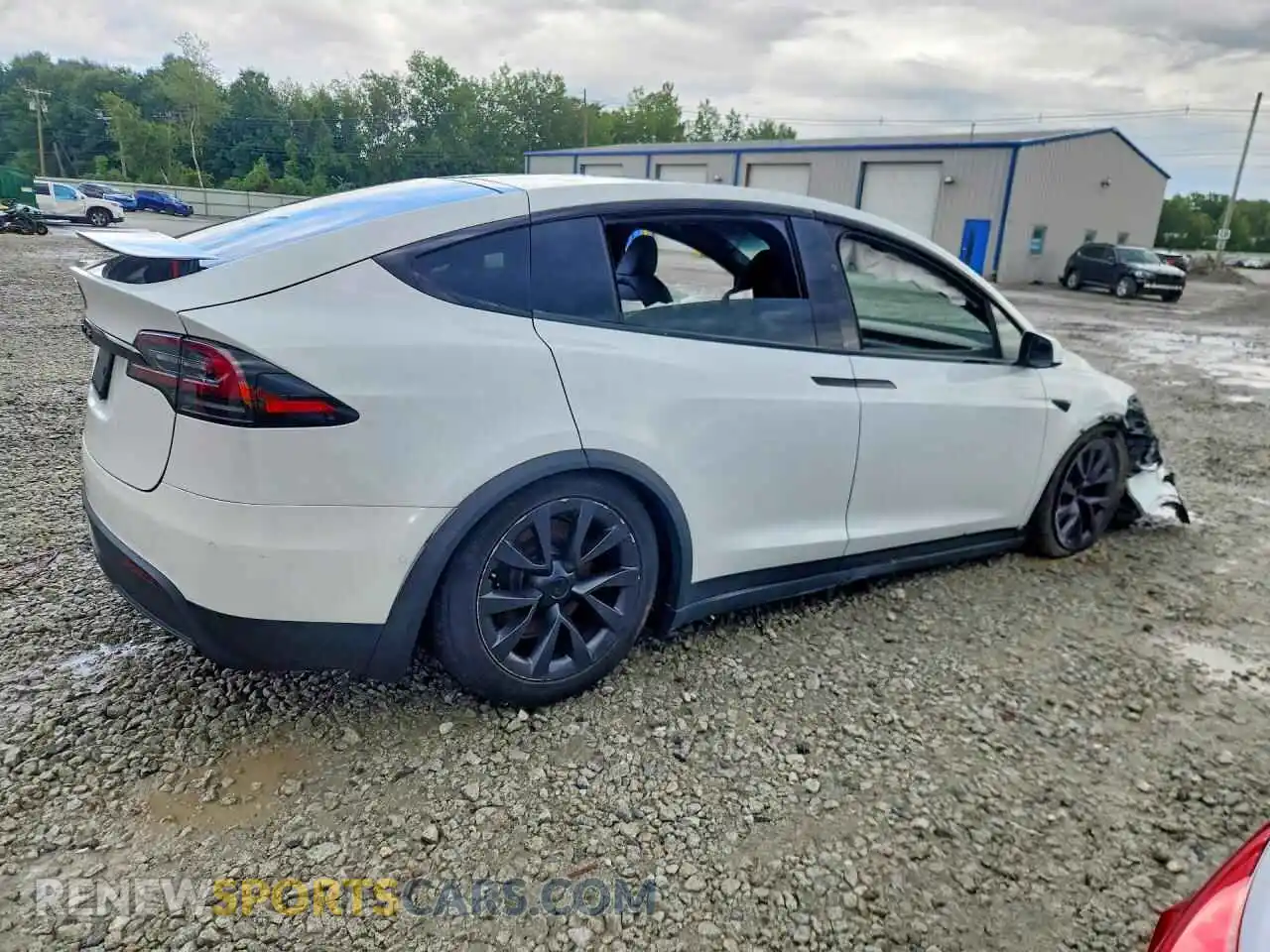 3 Фотография поврежденного автомобиля 7SAXCAE59NF356183 TESLA MODEL X 2022