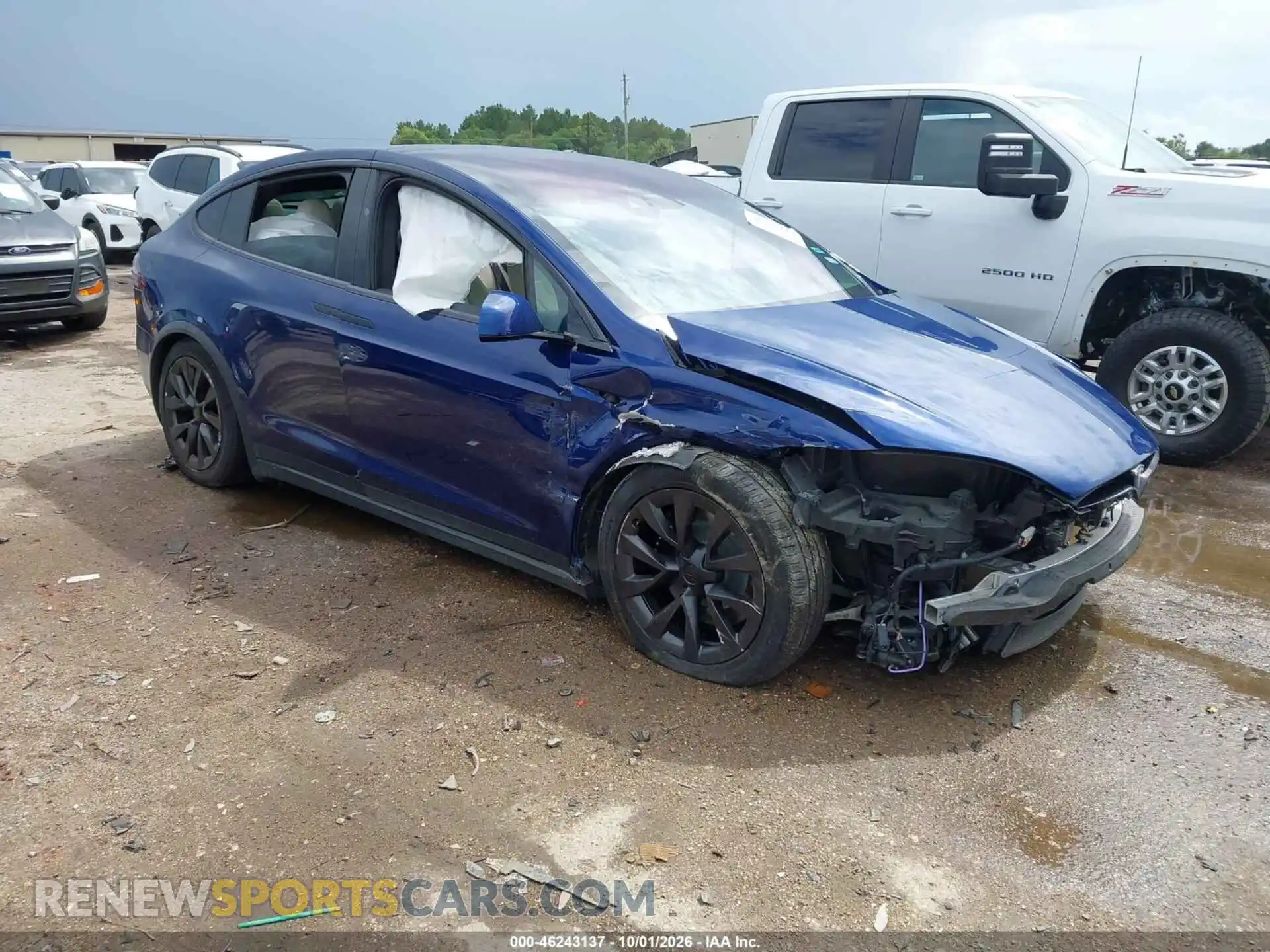 1 Фотография поврежденного автомобиля 7SAXCBE50NF328486 TESLA MODEL X 2022