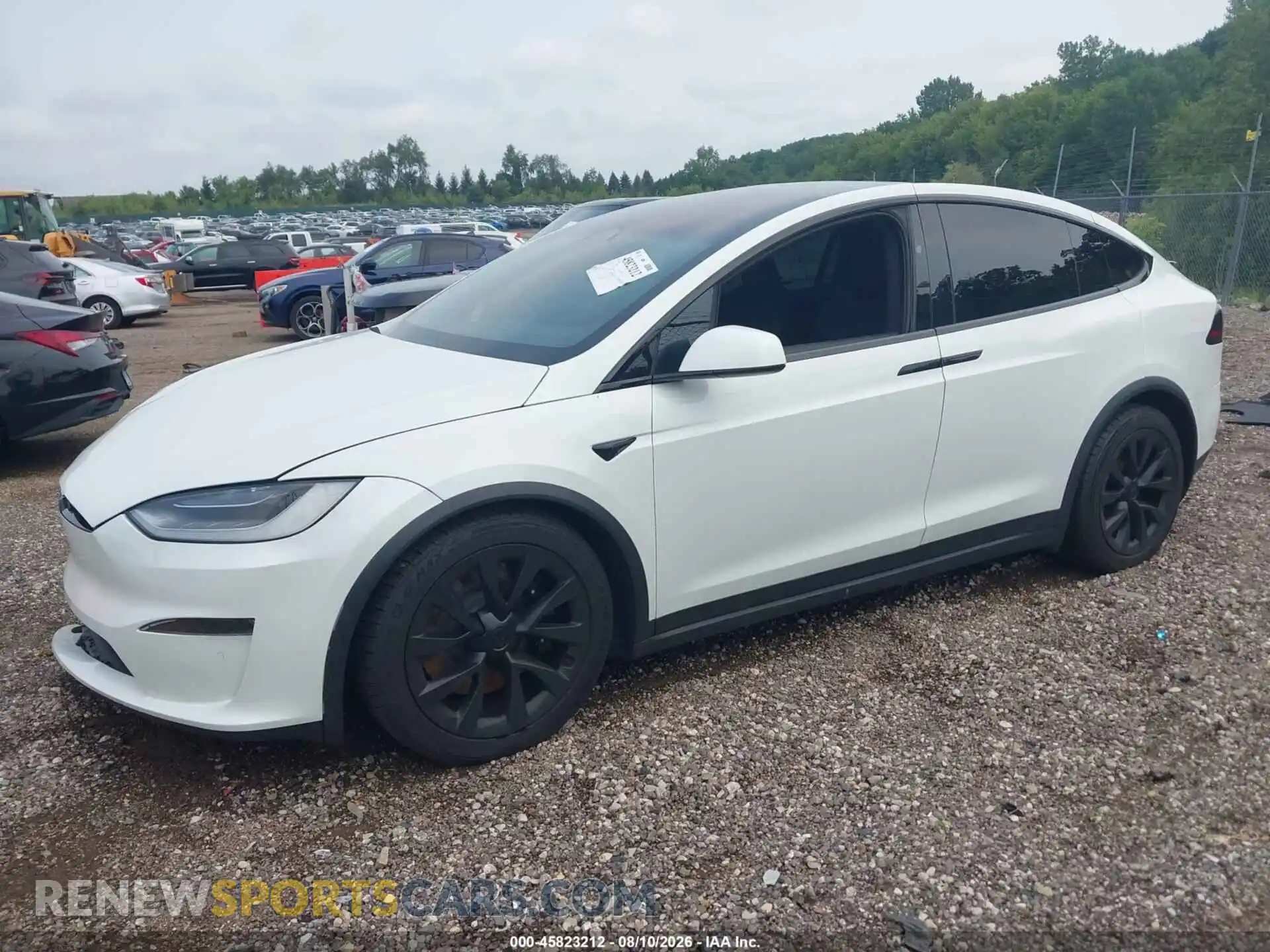 2 Photograph of a damaged car 7SAXCBE50NF364131 TESLA MODEL X 2022