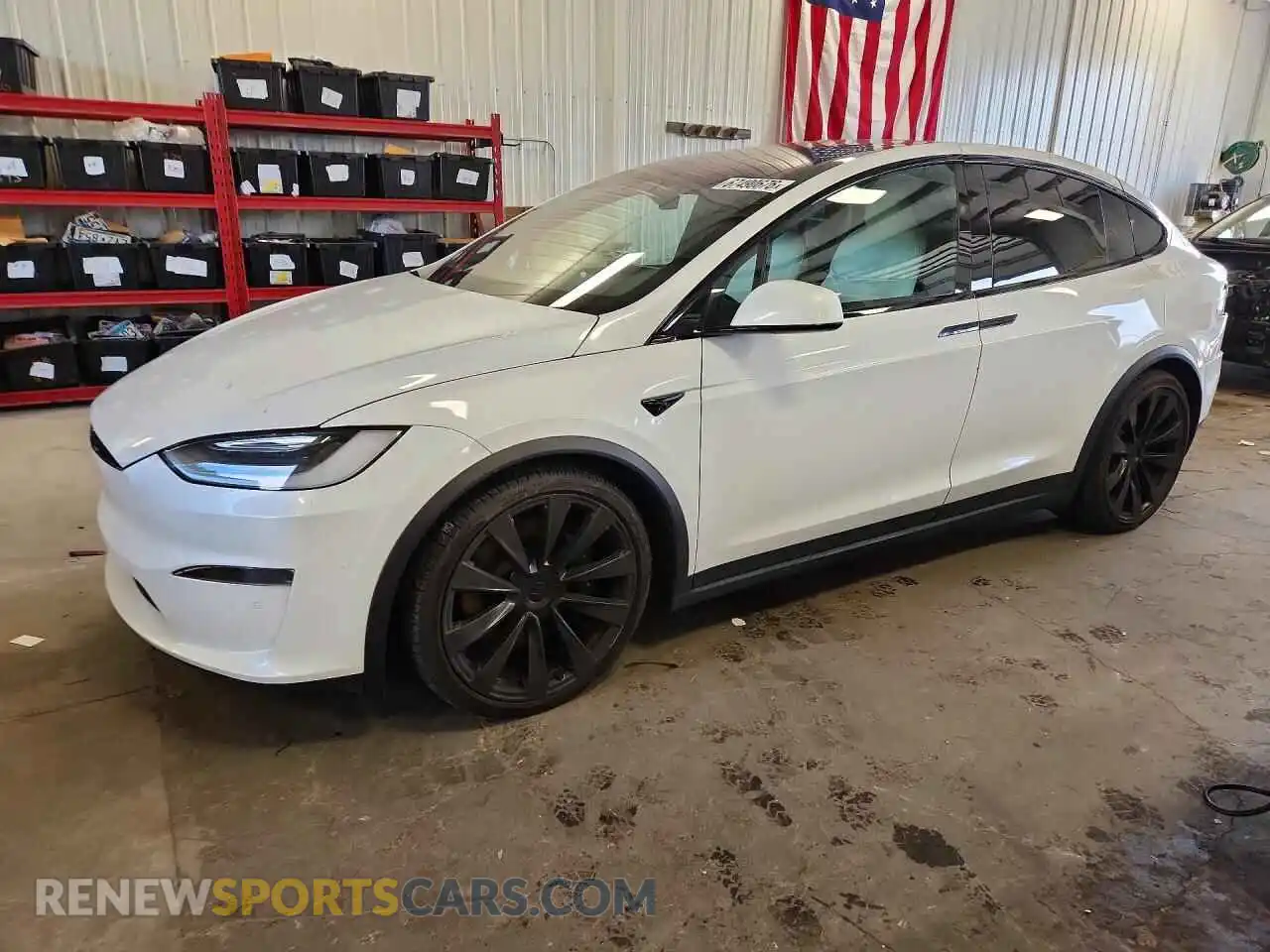 1 Фотография поврежденного автомобиля 7SAXCBE51NF356992 TESLA MODEL X 2022
