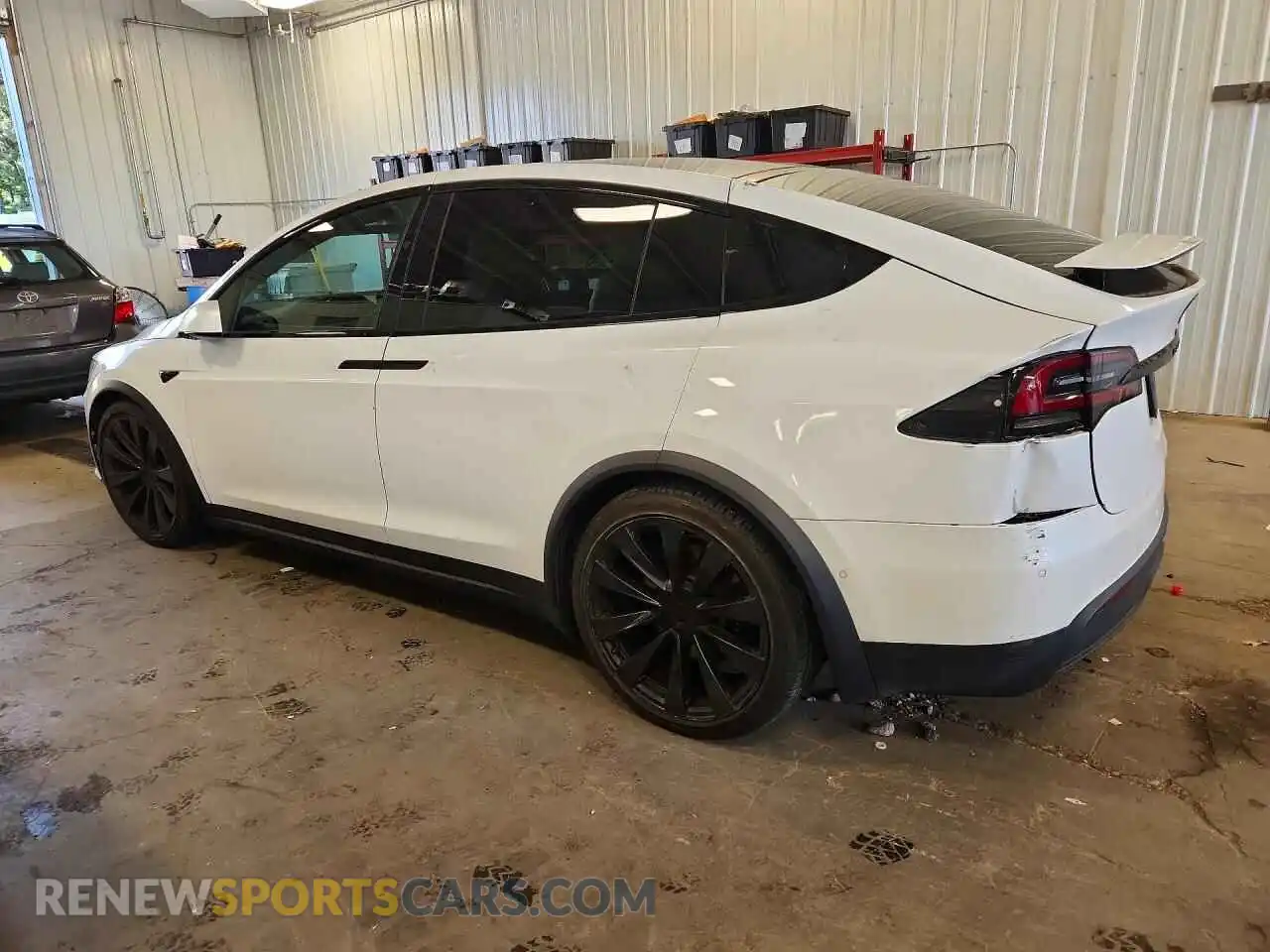 2 Фотография поврежденного автомобиля 7SAXCBE51NF356992 TESLA MODEL X 2022
