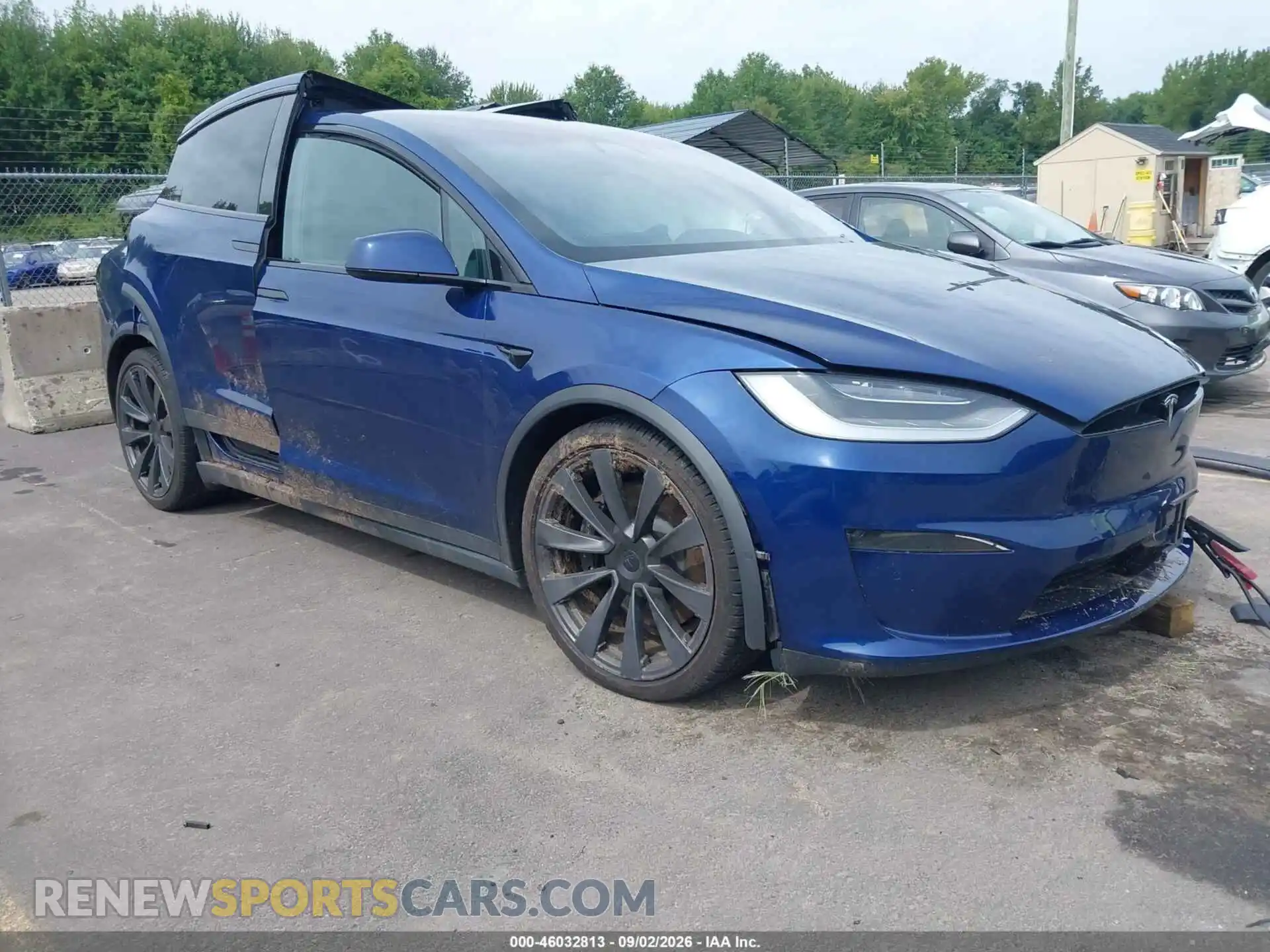 1 Photograph of a damaged car 7SAXCBE54NF334176 TESLA MODEL X 2022