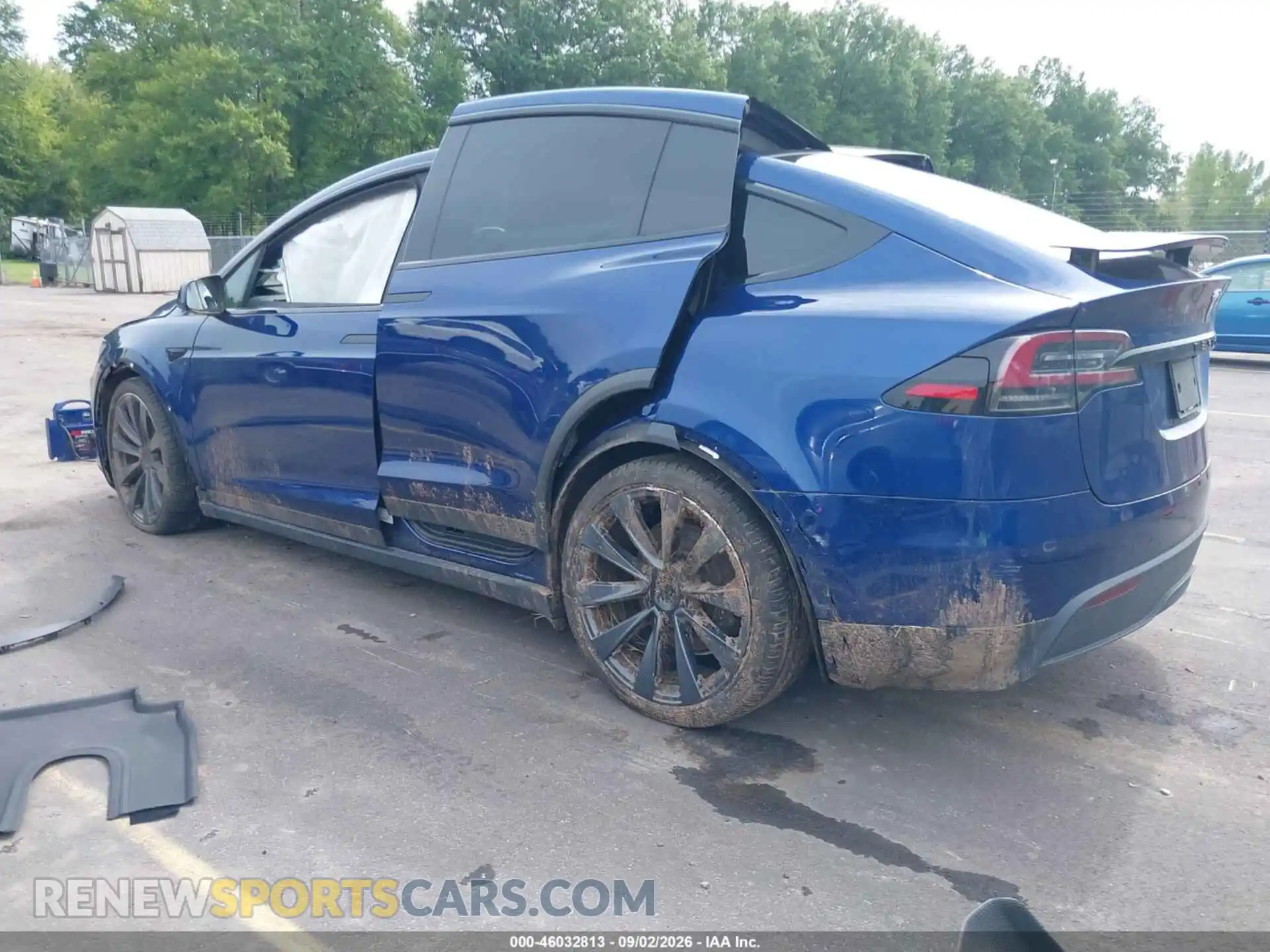 3 Photograph of a damaged car 7SAXCBE54NF334176 TESLA MODEL X 2022