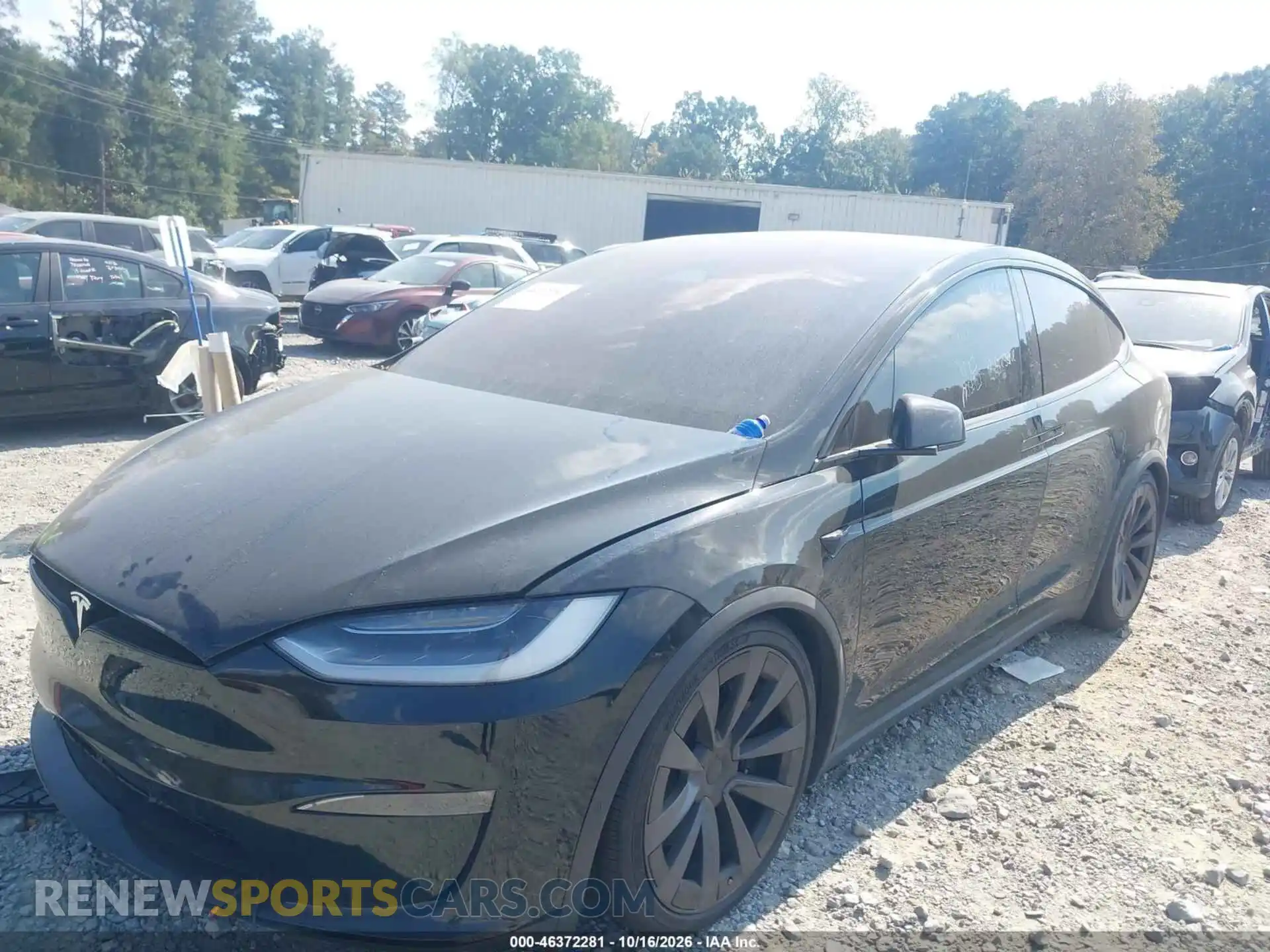 2 Фотография поврежденного автомобиля 7SAXCBE55NF354212 TESLA MODEL X 2022