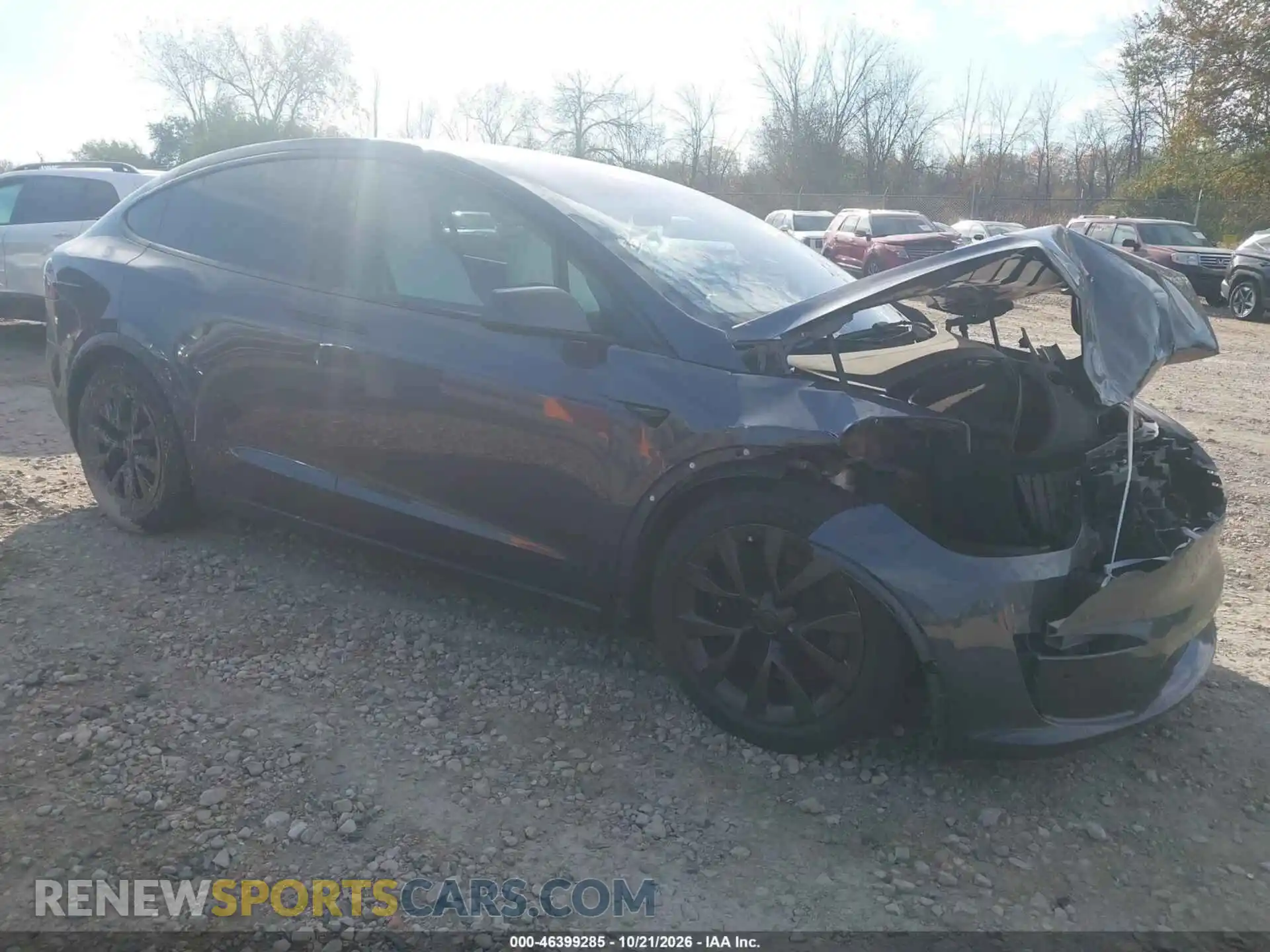 1 fotografías del automóvil dañado 7SAXCBE55NF360995 TESLA MODEL X 2022
