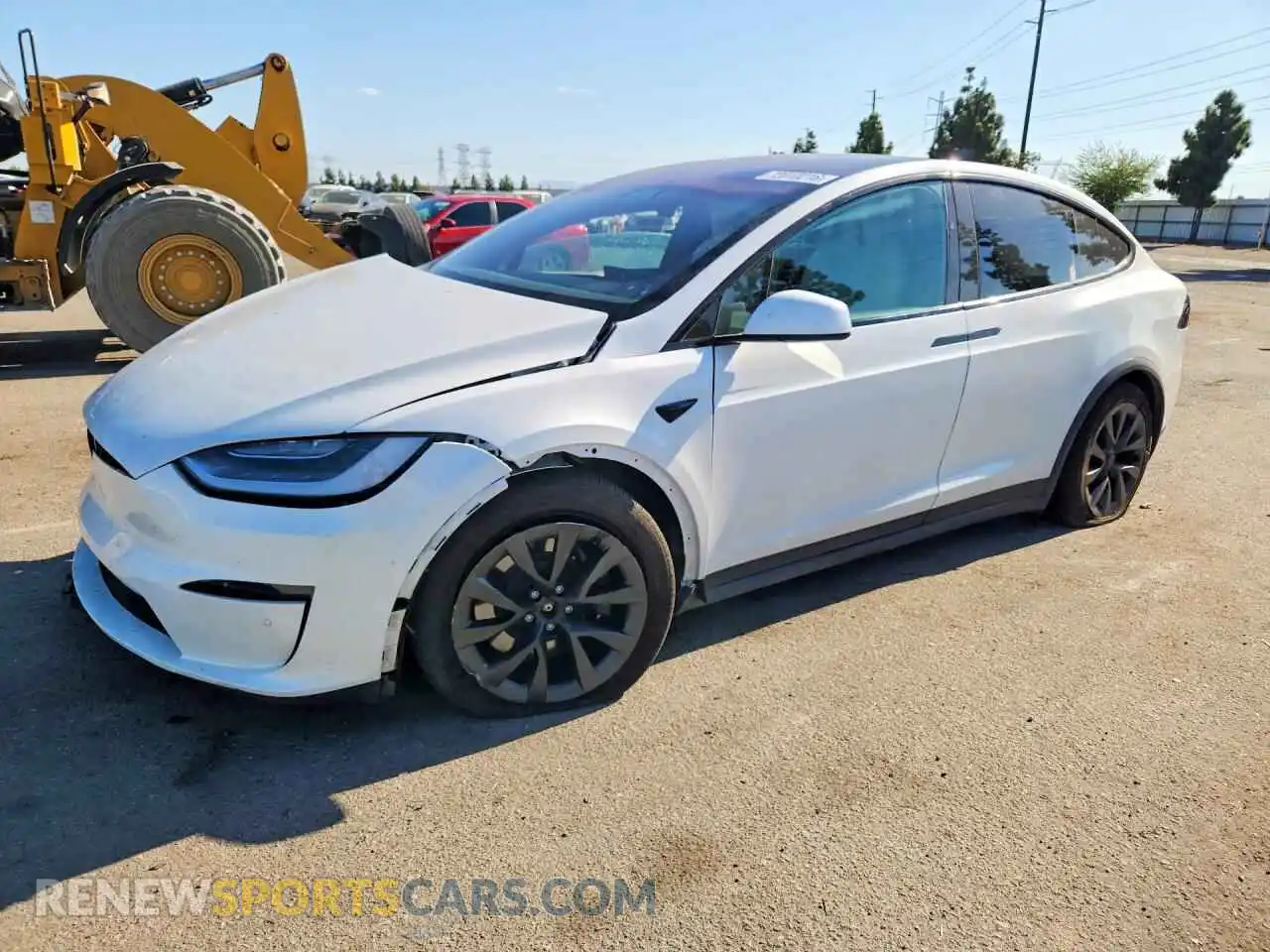 1 Фотография поврежденного автомобиля 7SAXCBE55NF362021 TESLA MODEL X 2022