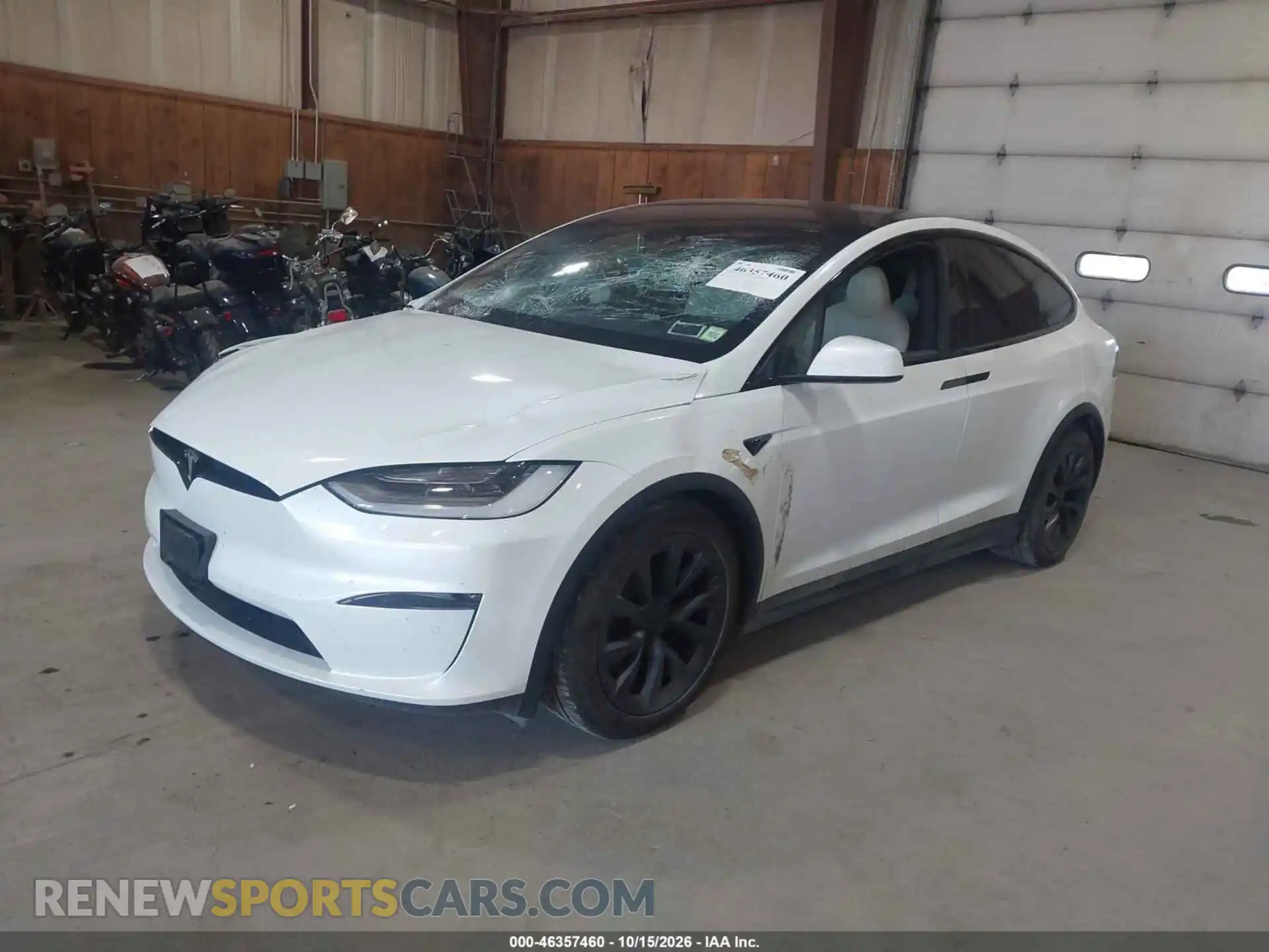2 Фотография поврежденного автомобиля 7SAXCBE56NF335913 TESLA MODEL X 2022