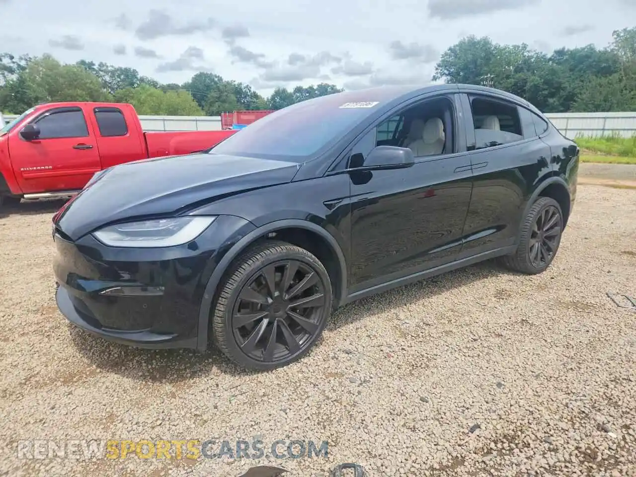1 Photograph of a damaged car 7SAXCBE59NF361244 TESLA MODEL X 2022
