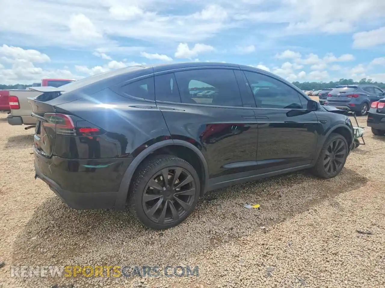 3 Photograph of a damaged car 7SAXCBE59NF361244 TESLA MODEL X 2022
