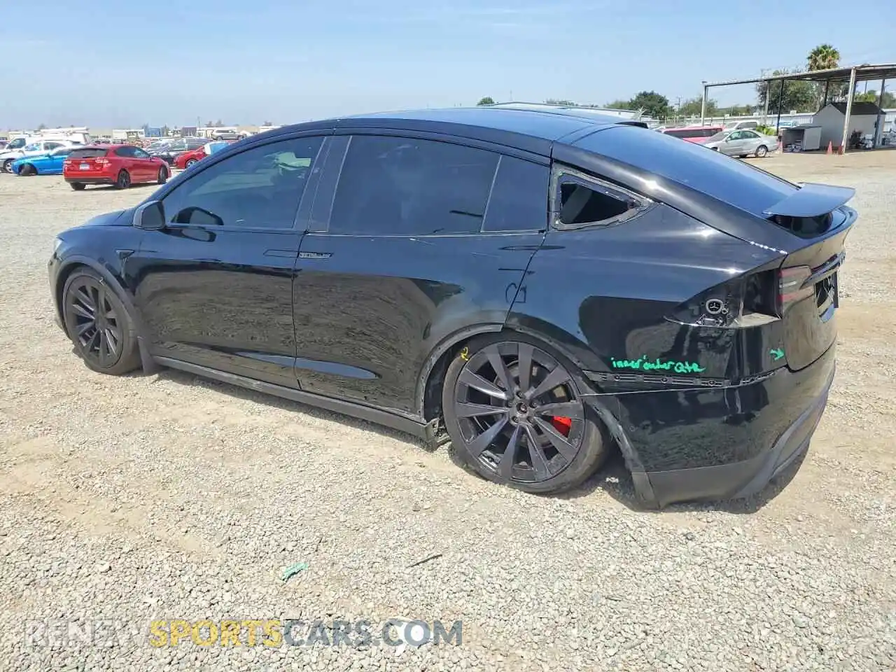 2 Фотография поврежденного автомобиля 7SAXCBE60NF333714 TESLA MODEL X 2022
