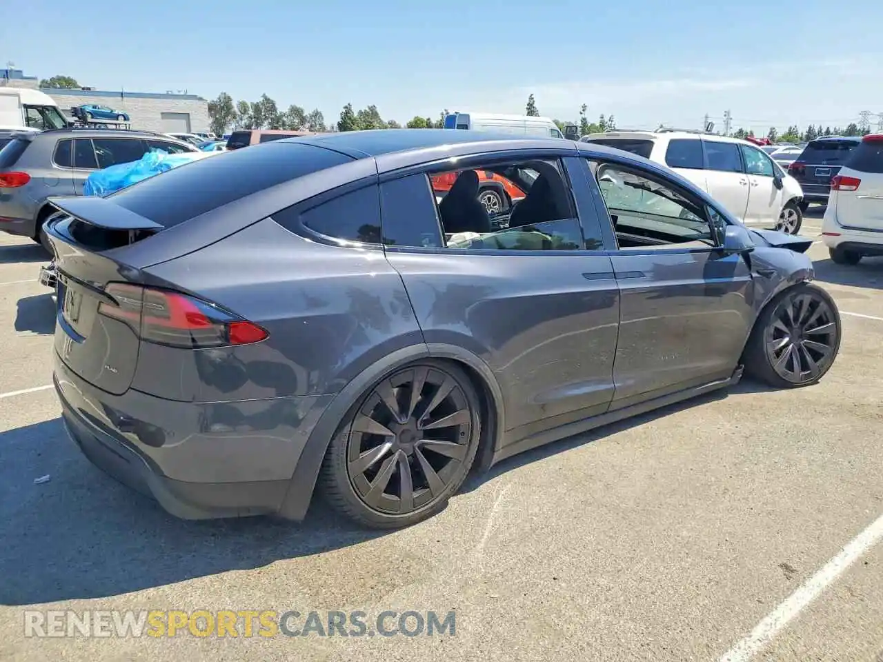 3 Photograph of a damaged car 7SAXCBE67NF330079 TESLA MODEL X 2022