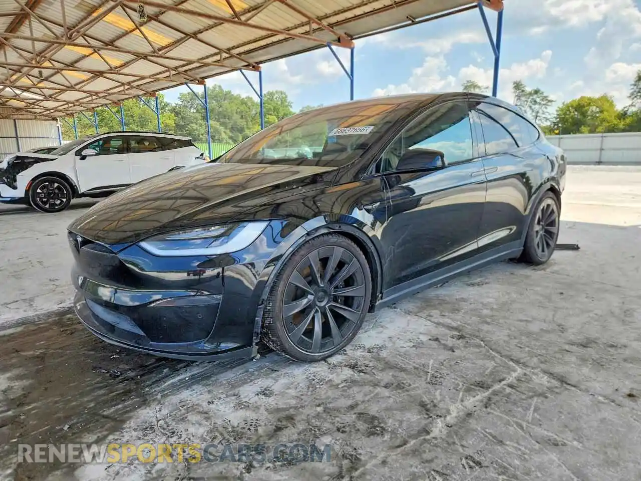 1 Фотография поврежденного автомобиля 7SAXCBE68NF345920 TESLA MODEL X 2022
