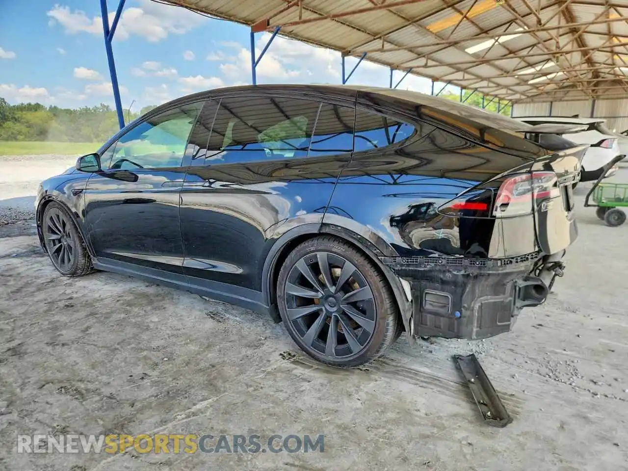 2 Фотография поврежденного автомобиля 7SAXCBE68NF345920 TESLA MODEL X 2022