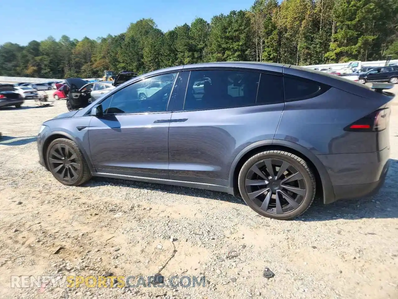 2 Photograph of a damaged car 7SAXCBE69NF355985 TESLA MODEL X 2022