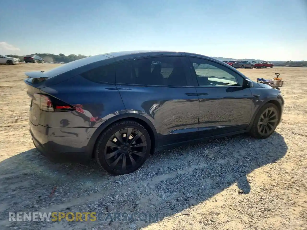 3 Photograph of a damaged car 7SAXCBE69NF355985 TESLA MODEL X 2022