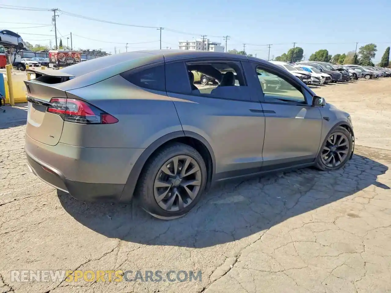 3 fotografías del automóvil dañado 7SAXCBE6XNF332327 TESLA MODEL X 2022