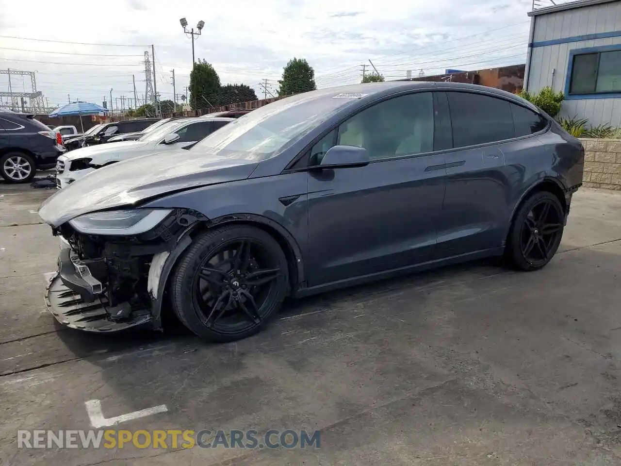 1 Photograph of a damaged car 7SAXCDE51NF351237 TESLA MODEL X 2022