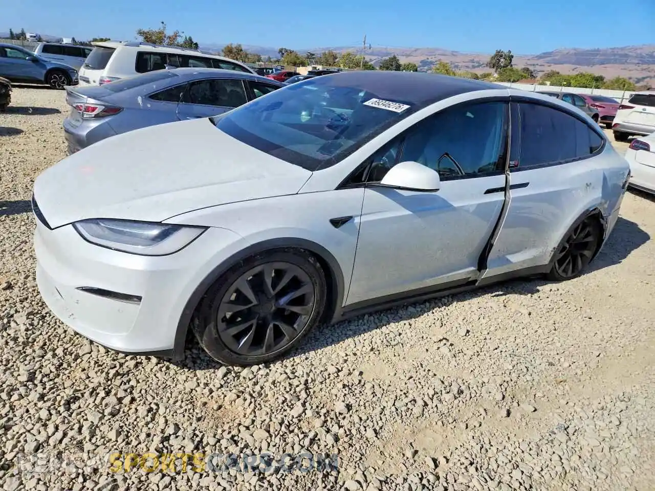 1 Photograph of a damaged car 7SAXCDE52NF351358 TESLA MODEL X 2022